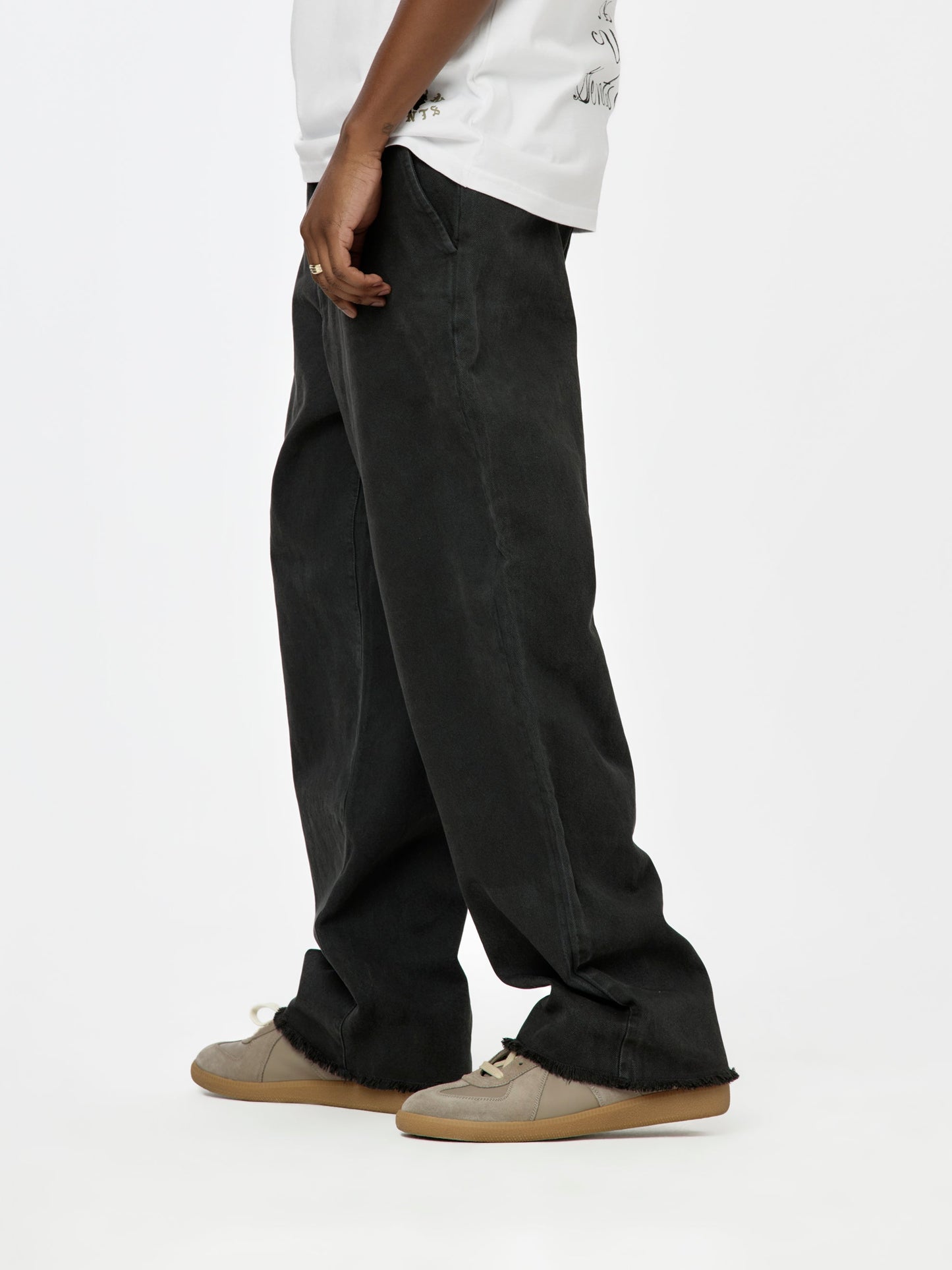 BXR + UNION CUT-OFF WORK PANTS (Black)