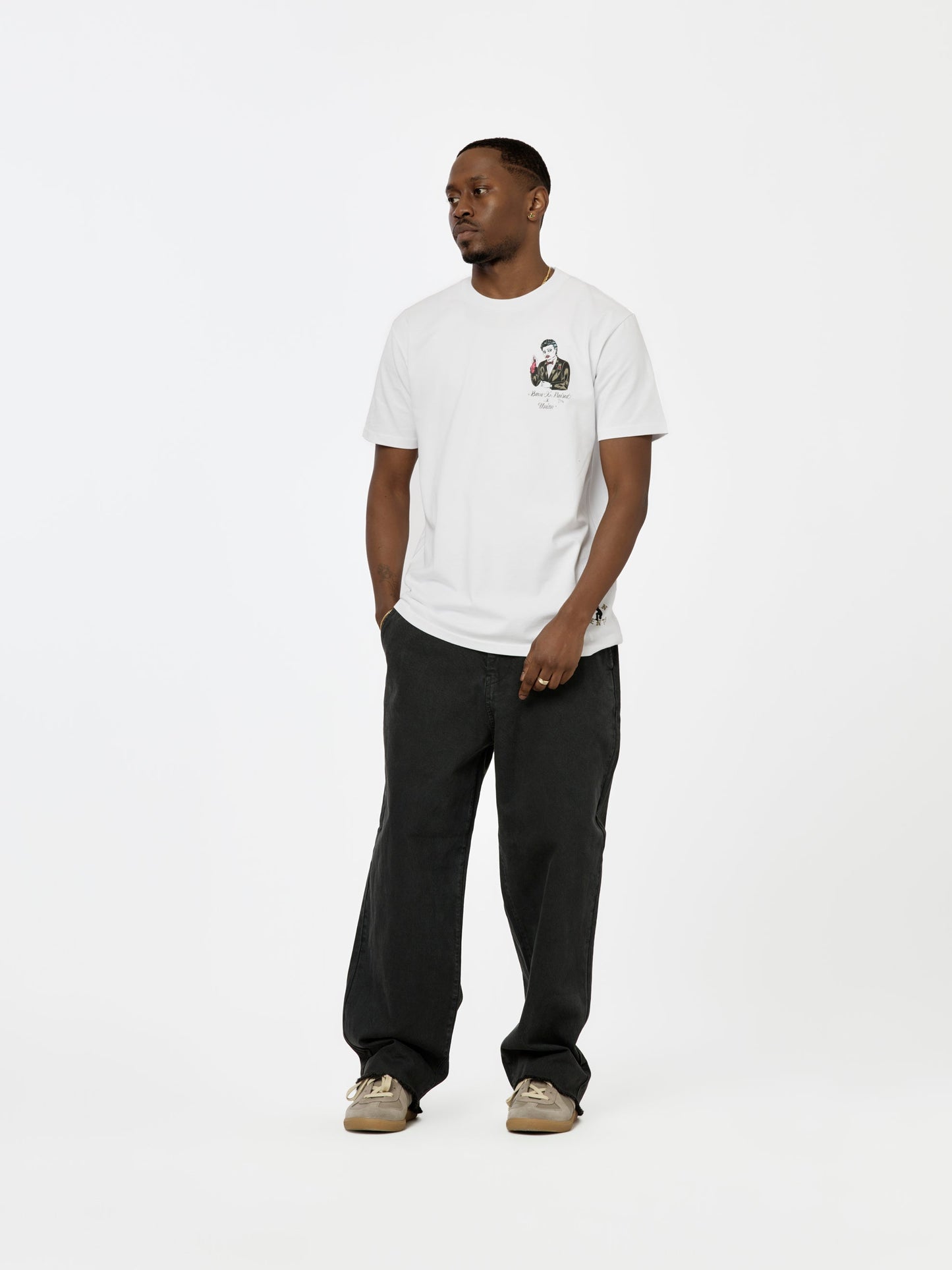 BXR + UNION CUT-OFF WORK PANTS (Black)