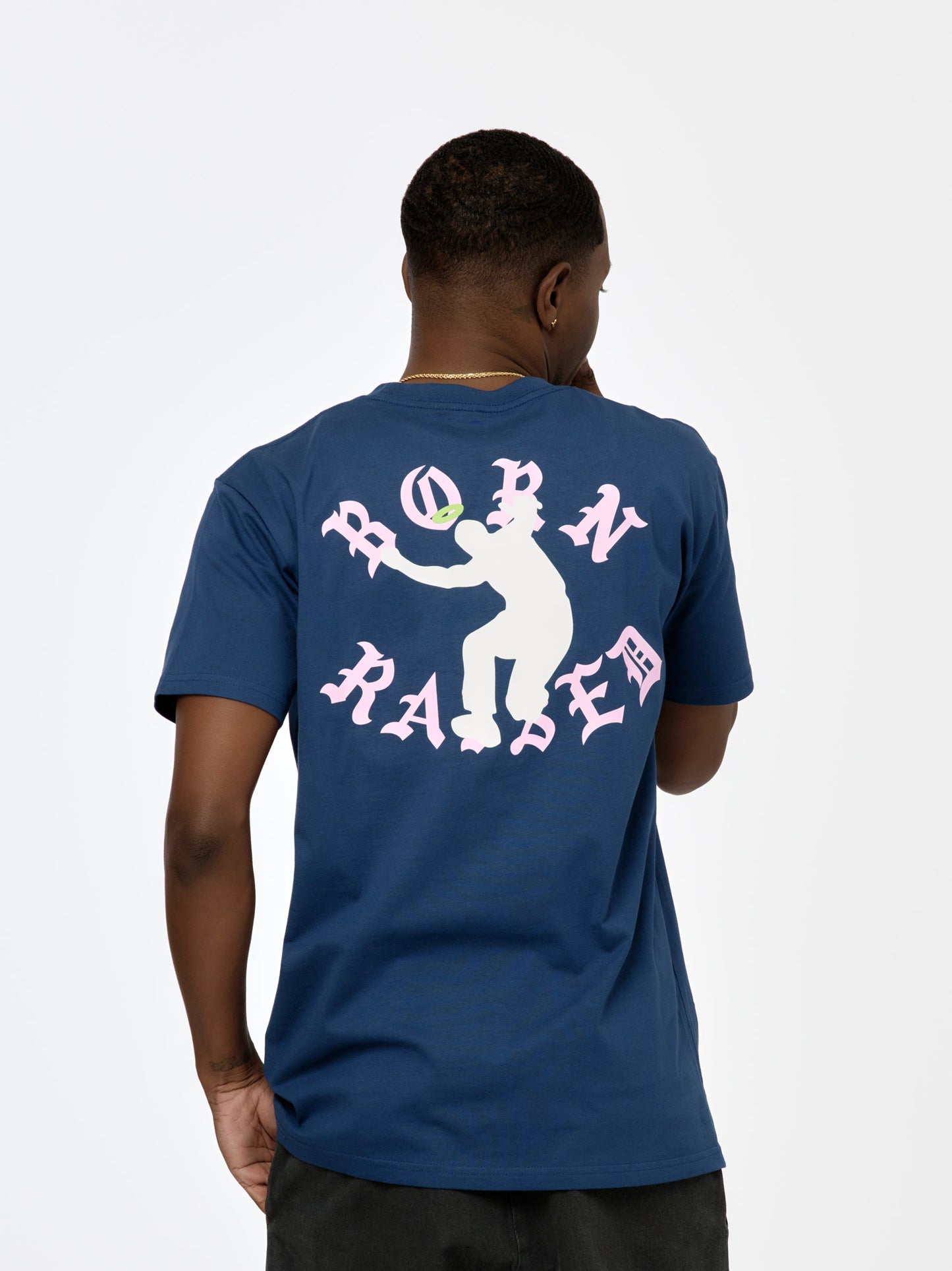 Born x Raised BXR + UNION ROCKER FRONTMAN TEE (Cobalt) - UNION LOS 