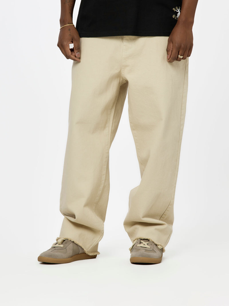 BXR + UNION CUT-OFF WORK PANTS (Beige)