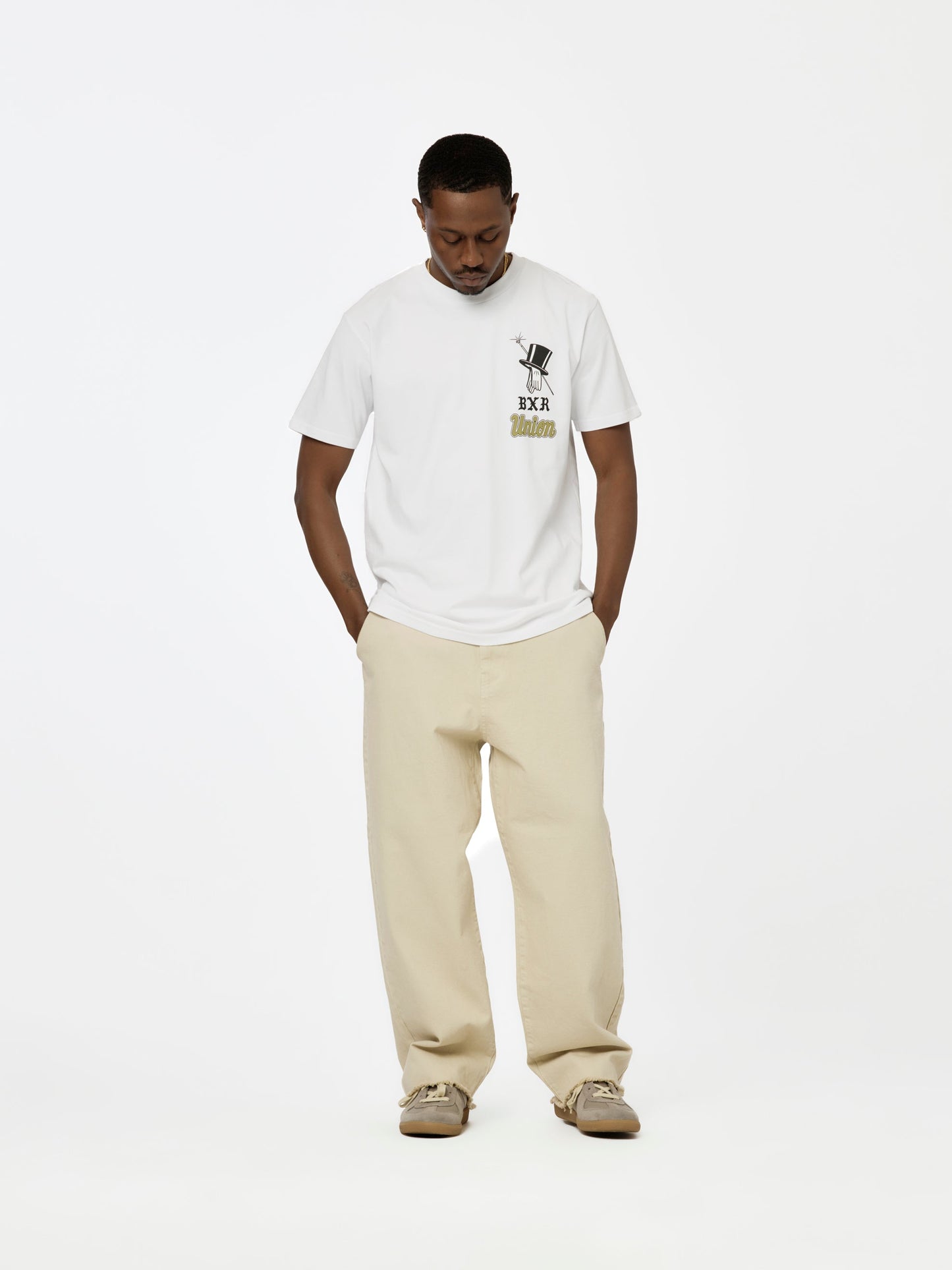 BXR + UNION GENTS OF DESIRE SEAL TEE (White)