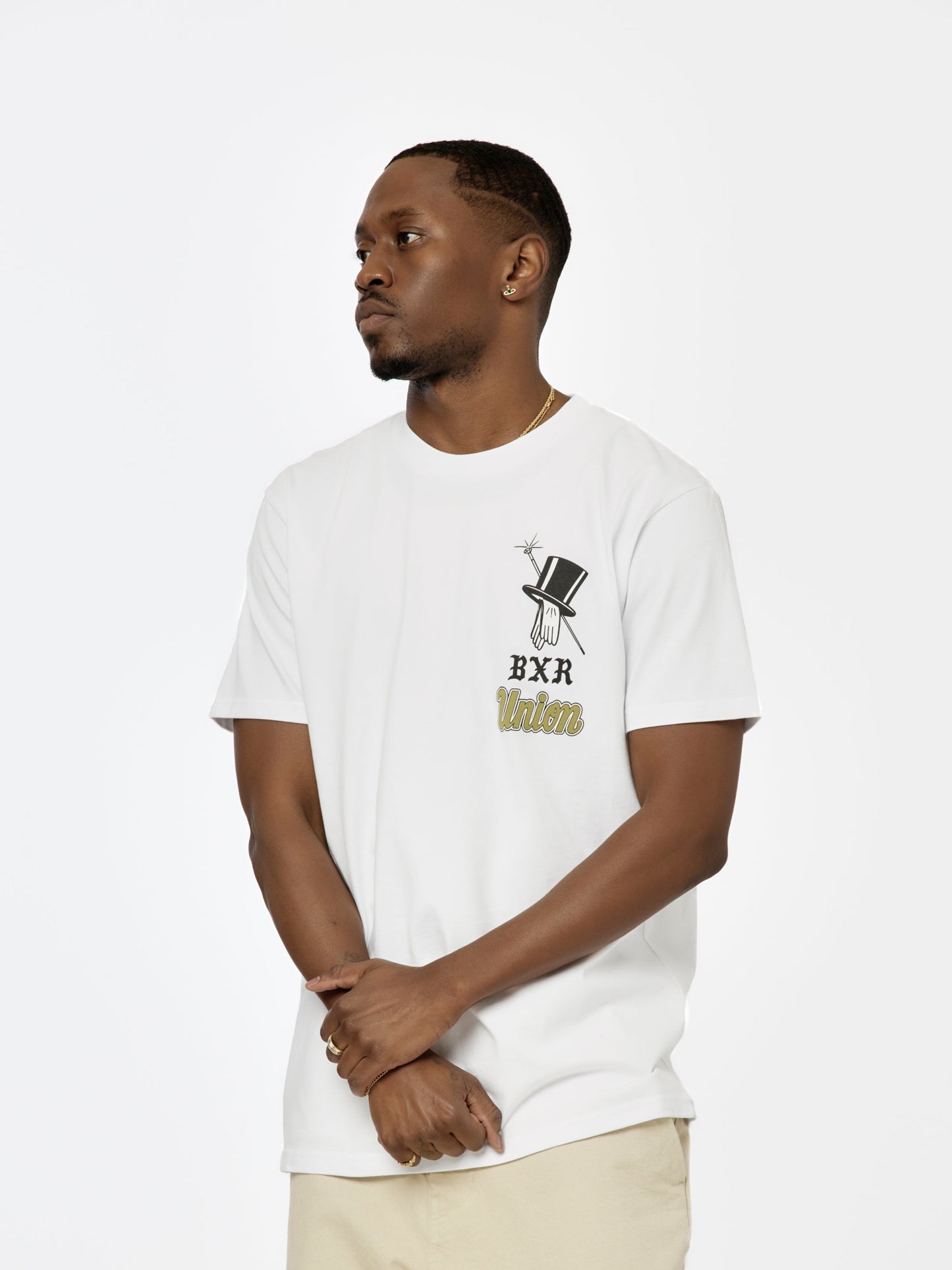 BXR + UNION GENTS OF DESIRE SEAL TEE (White)