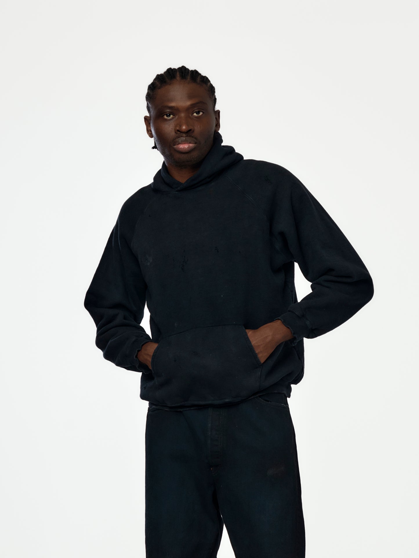 A.PRESSE x Union Vintage Sweat Hoodie (Black)