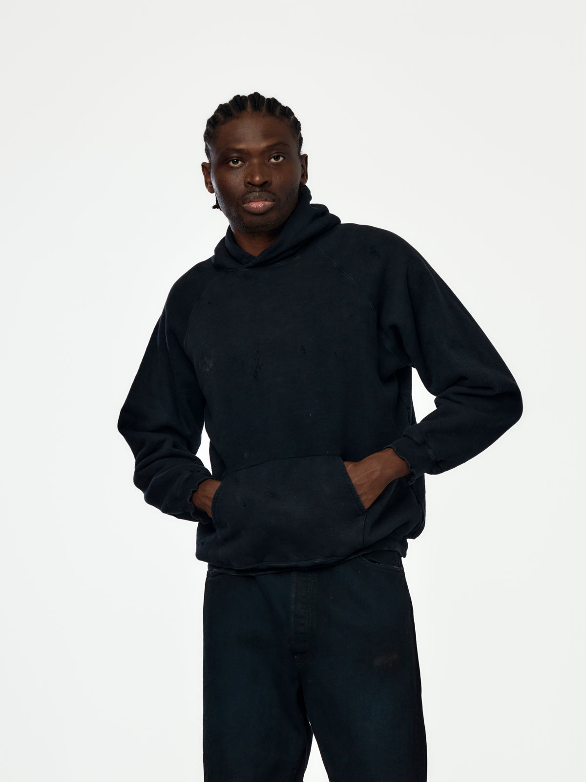 A.PRESSE A.PRESSE x Union Vintage Sweat Hoodie (Black) - UNION LOS 