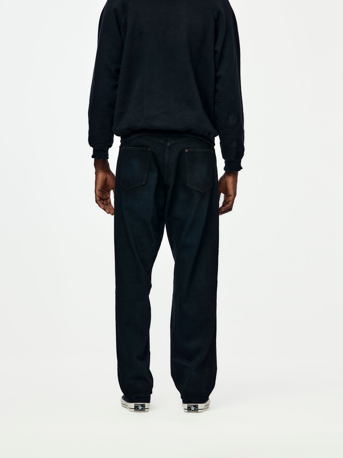 A.PRESSE x Union No.22 Wide Denim Pants (Black)