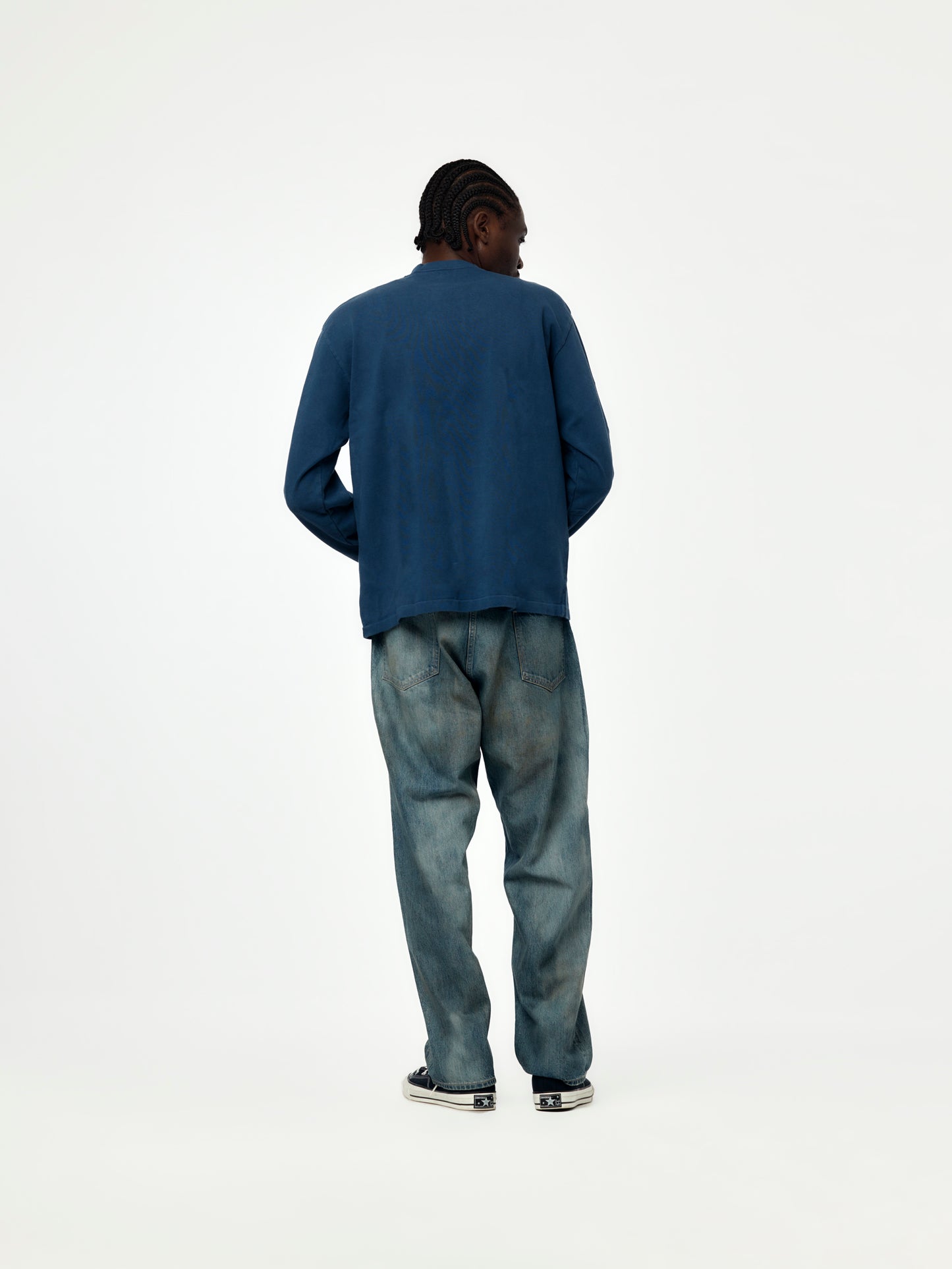 Vintage L/S T-Shirt (Navy) SIS