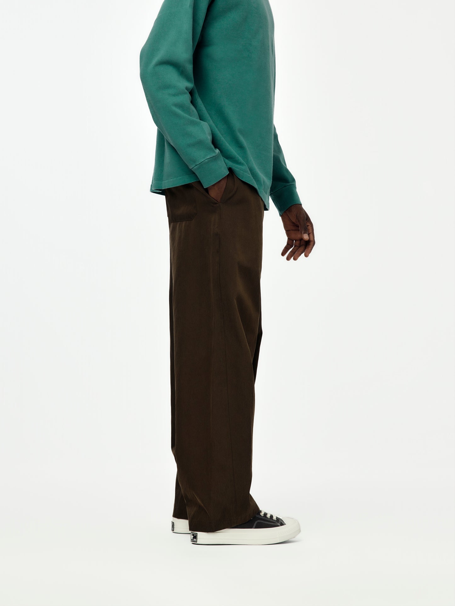 Silk Pants(Khaki) SIS