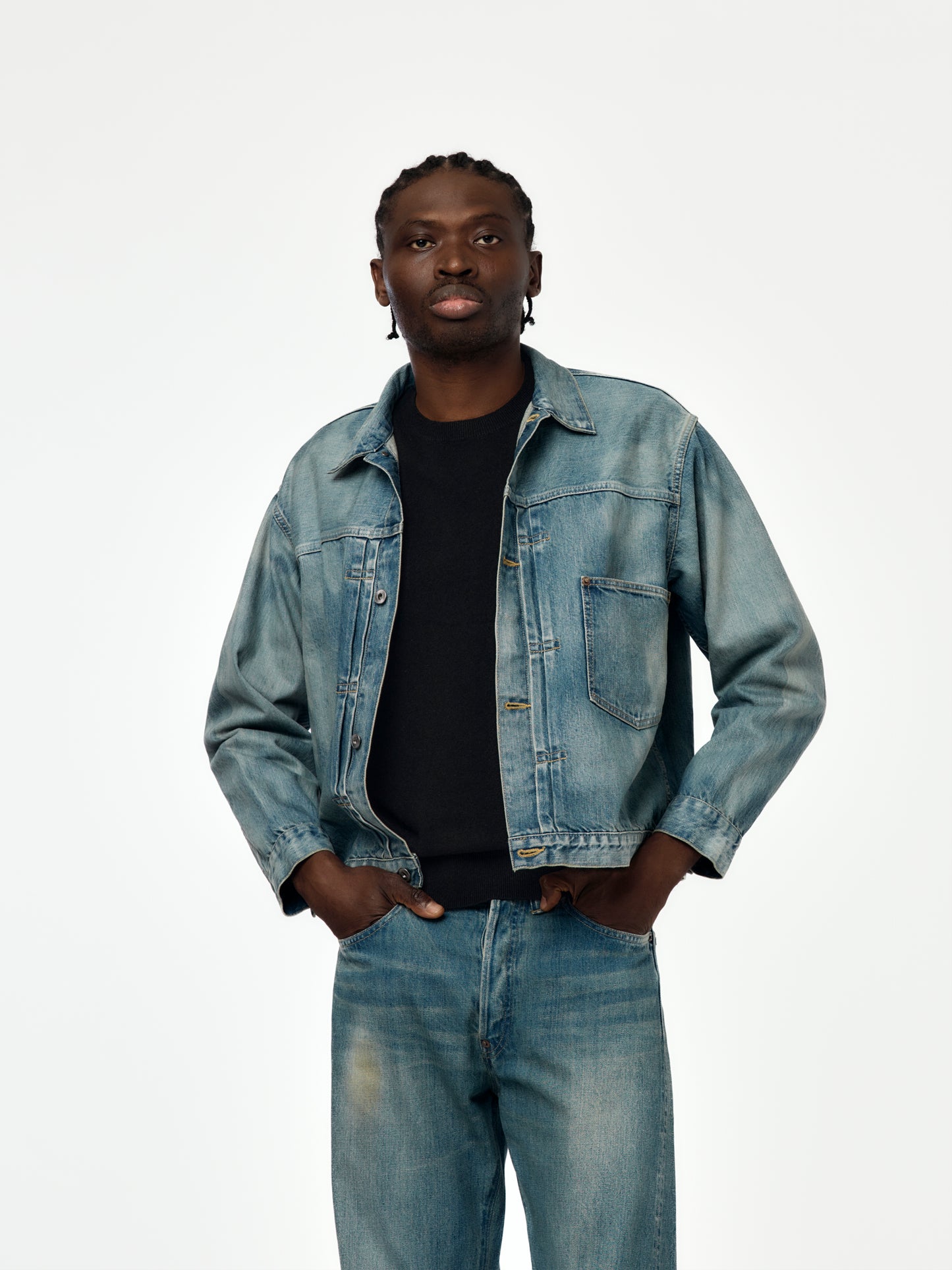 1st Type Denim Jacket  (Indigo) SIS