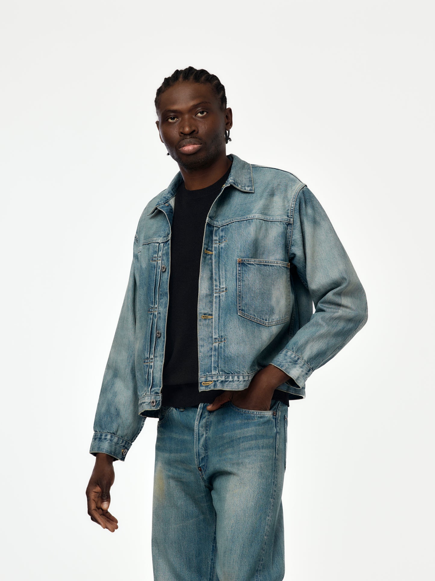 1st Type Denim Jacket  (Indigo) SIS