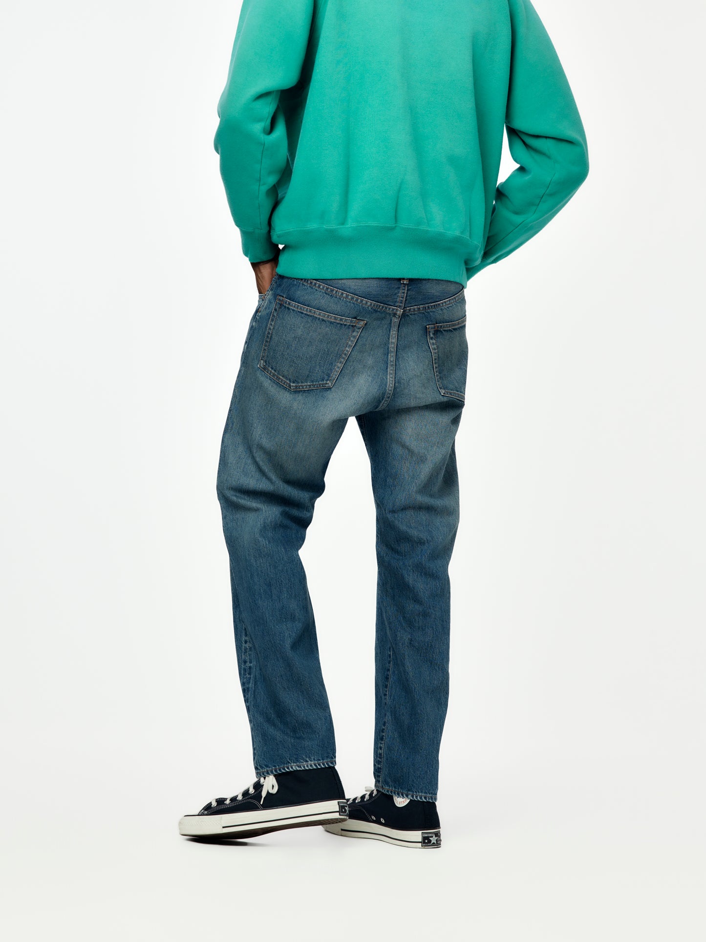 No.22 Washed Wide Denim Pants (INDG 1) SIS