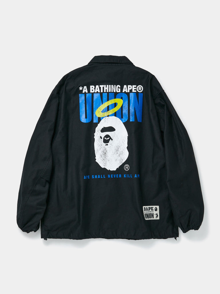 BAPE x UNION Coaches Jacket (Black)