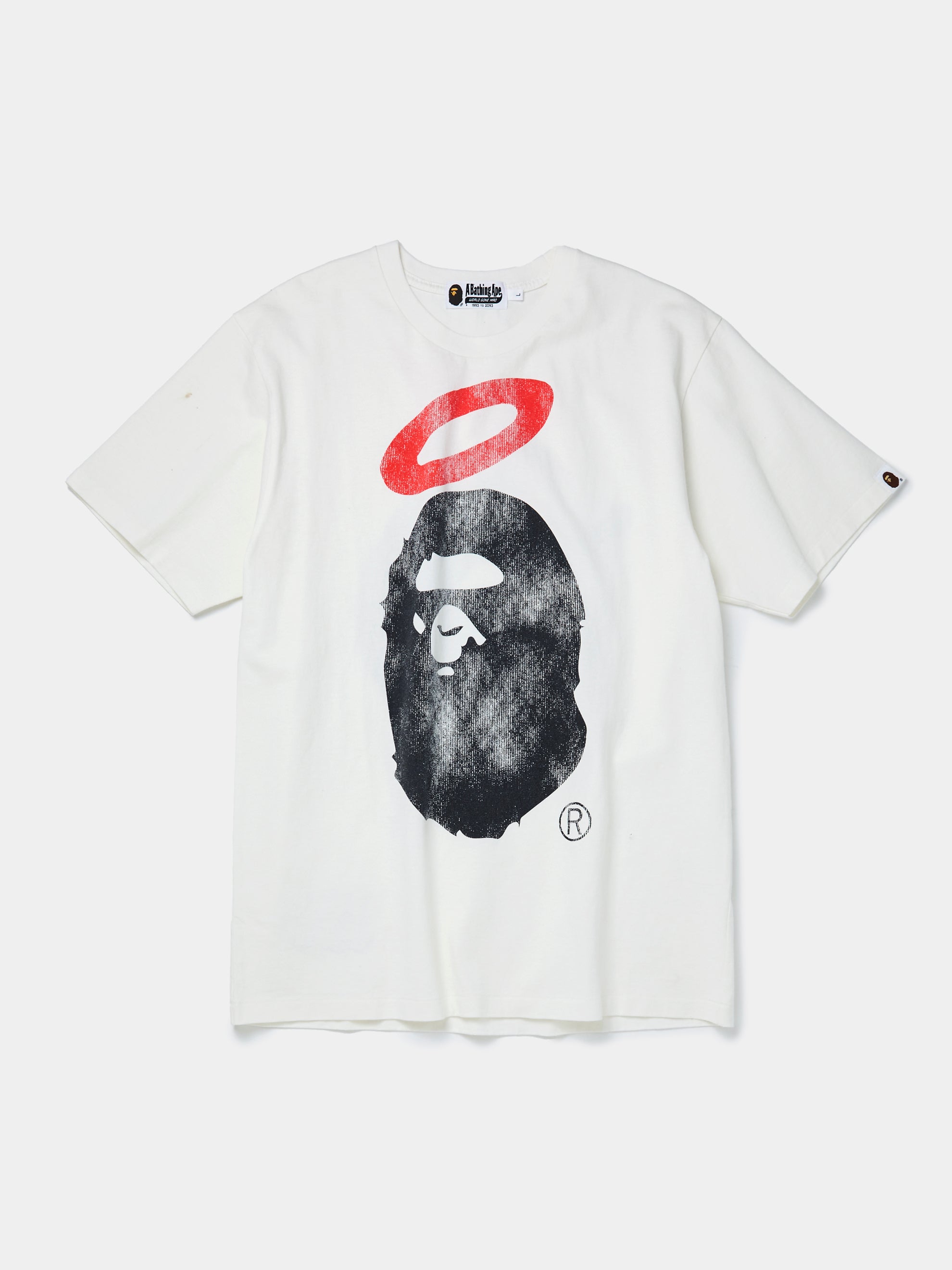 BAPE x UNION Ape Head T-Shirt (White)
