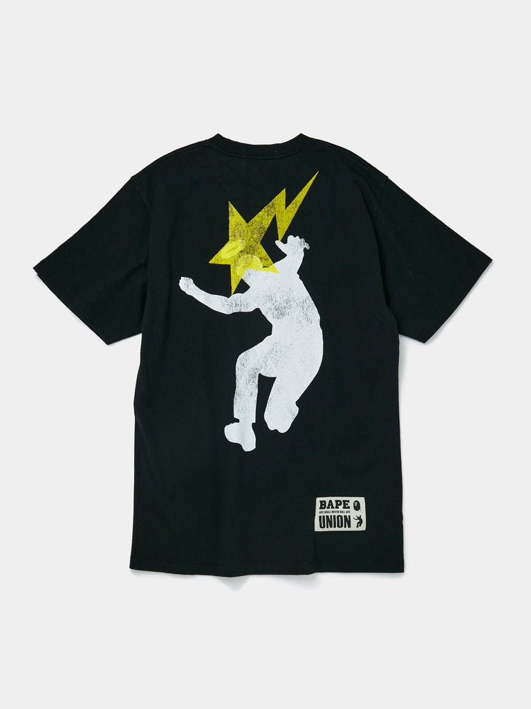 BAPE x UNION Ape Head T-Shirt (Black)30518195093581