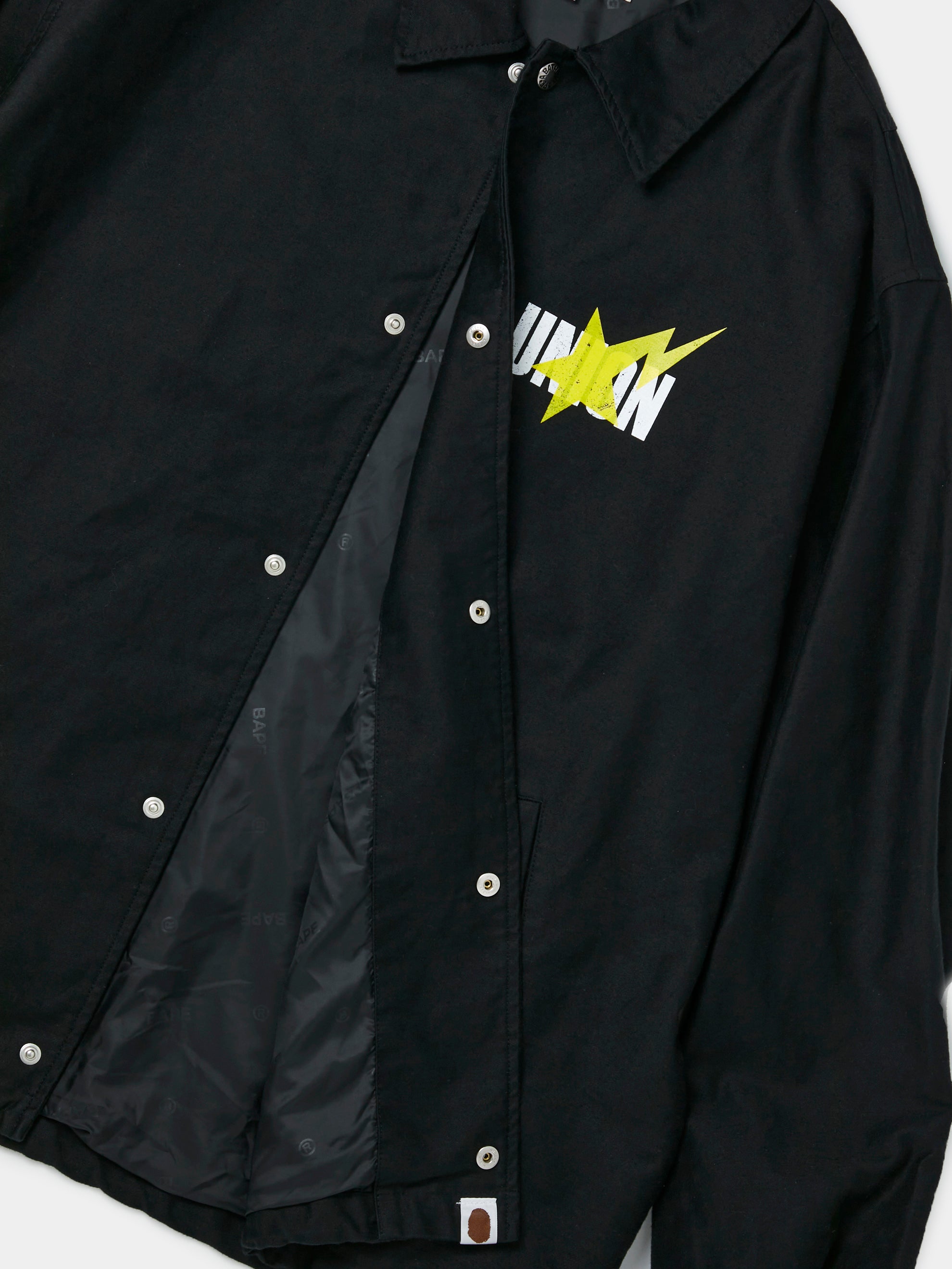 BAPE x UNION Coaches Jacket (Black)