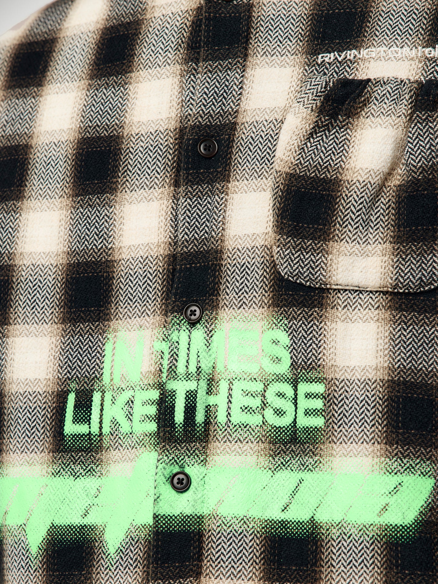 In Times Like These Abraxas (Black Plaid)