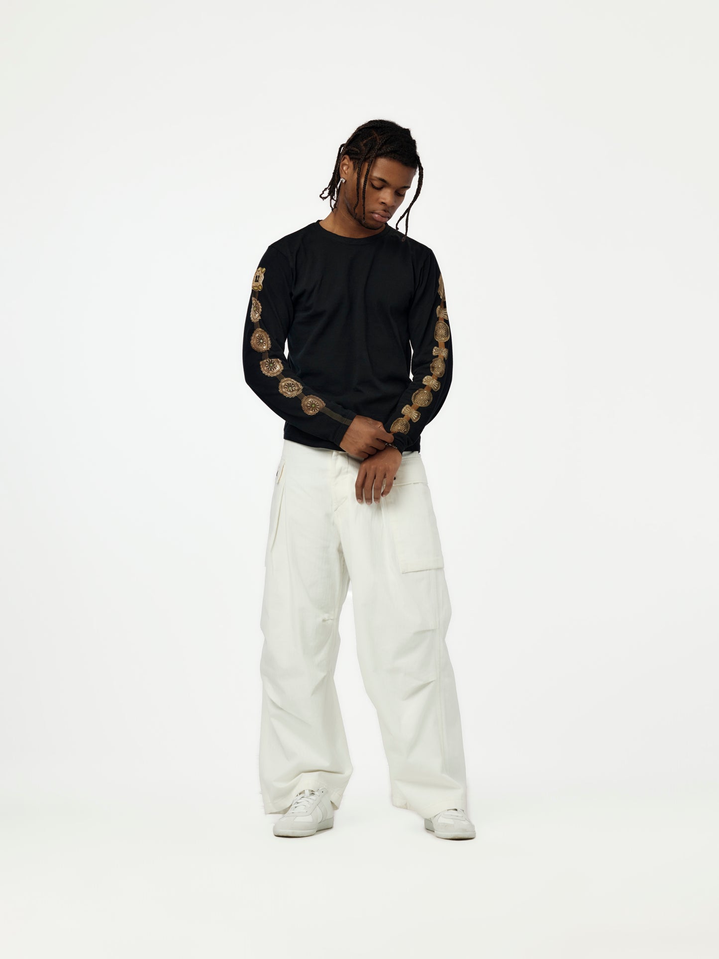 20/- Jersey Long Sleeve Tee (Concho Belt Sleeve)
