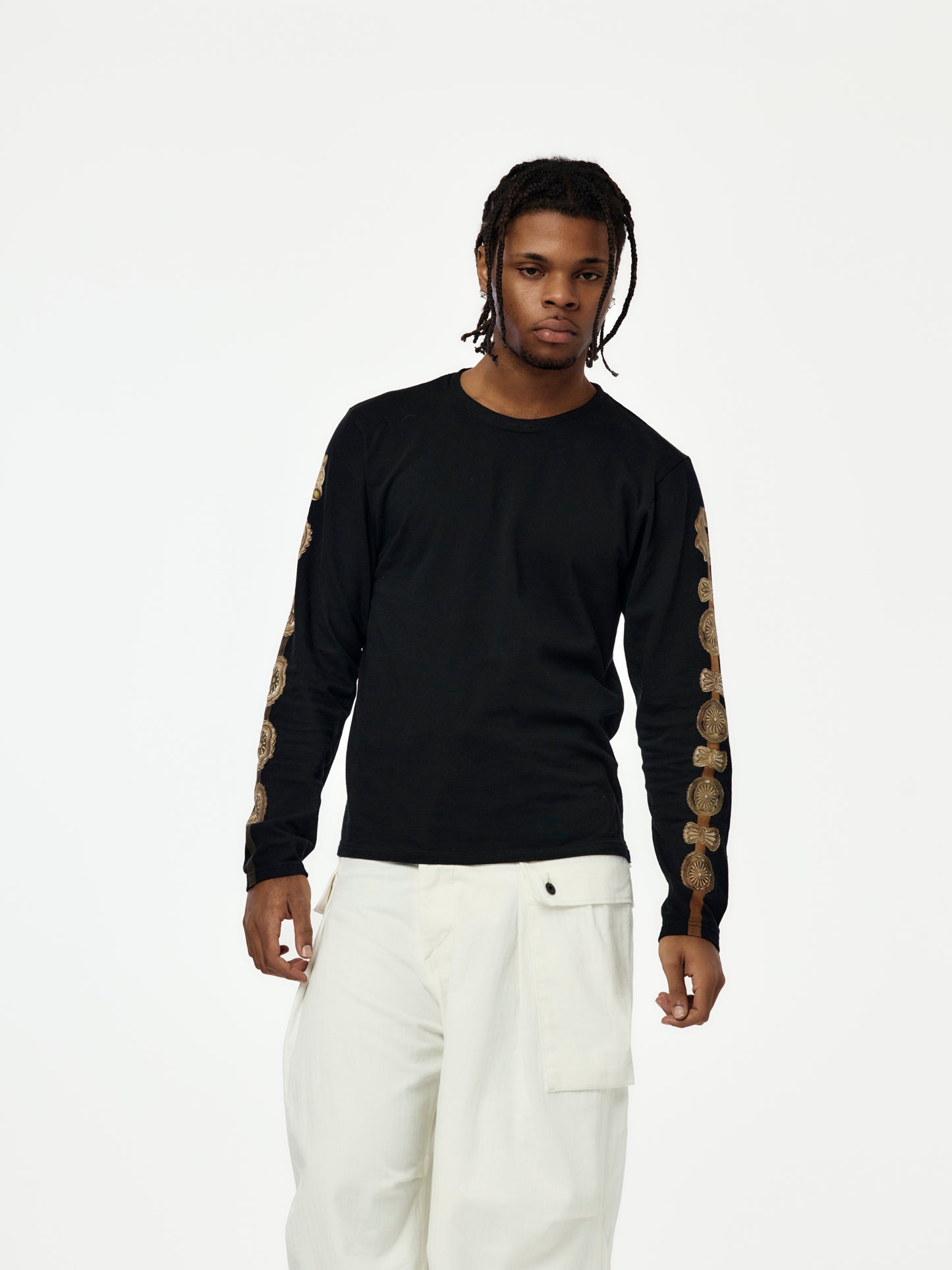 20/- Jersey Long Sleeve Tee (Concho Belt Sleeve)