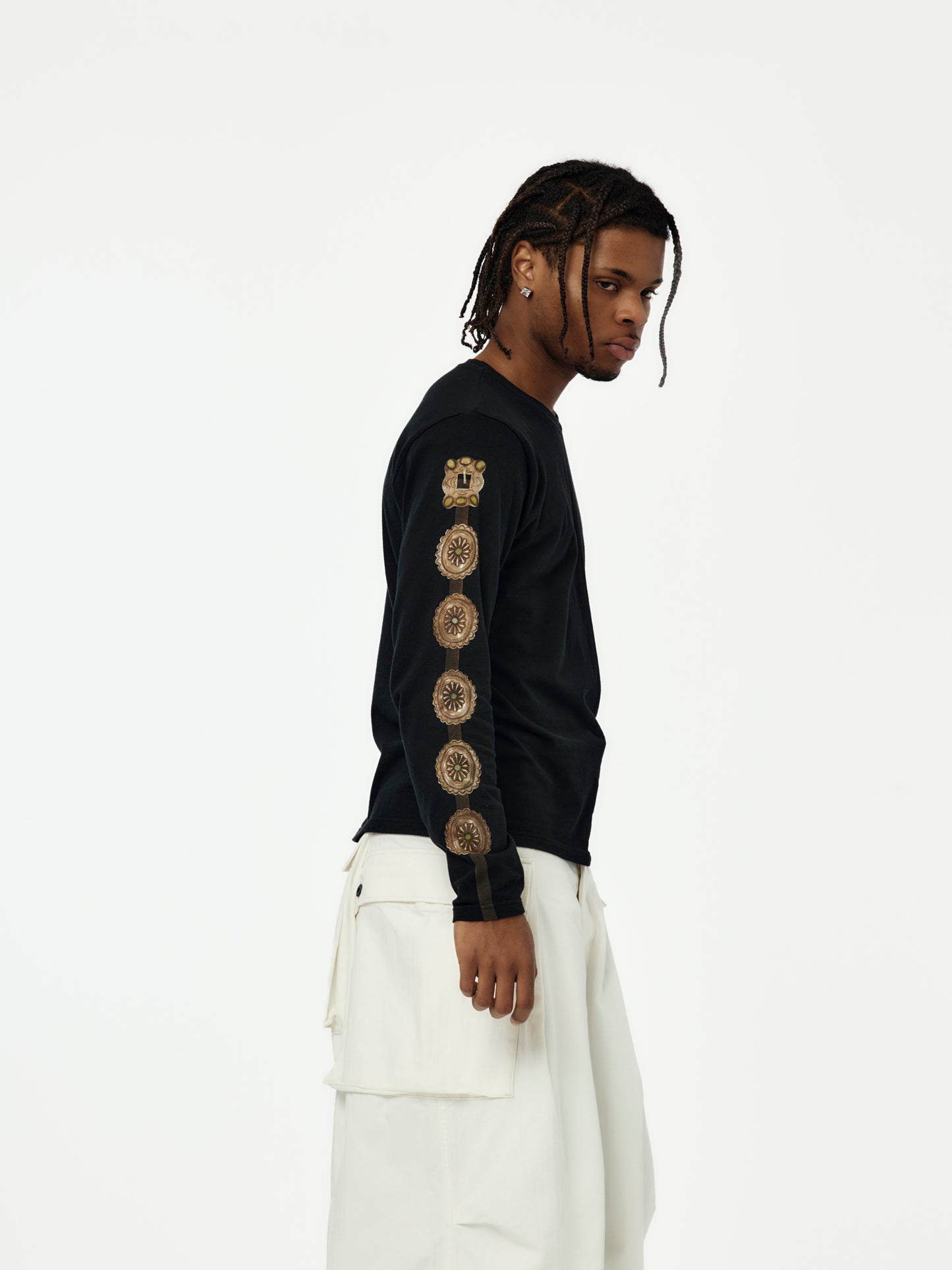 20/- Jersey Long Sleeve Tee (Concho Belt Sleeve)