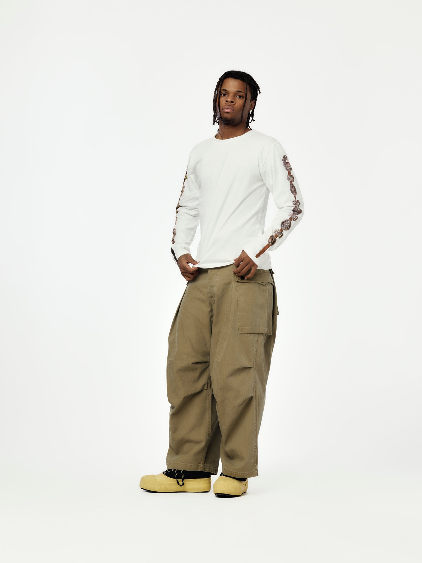 20/- Jersey Long Sleeve Tee (Concho Belt Sleeve)