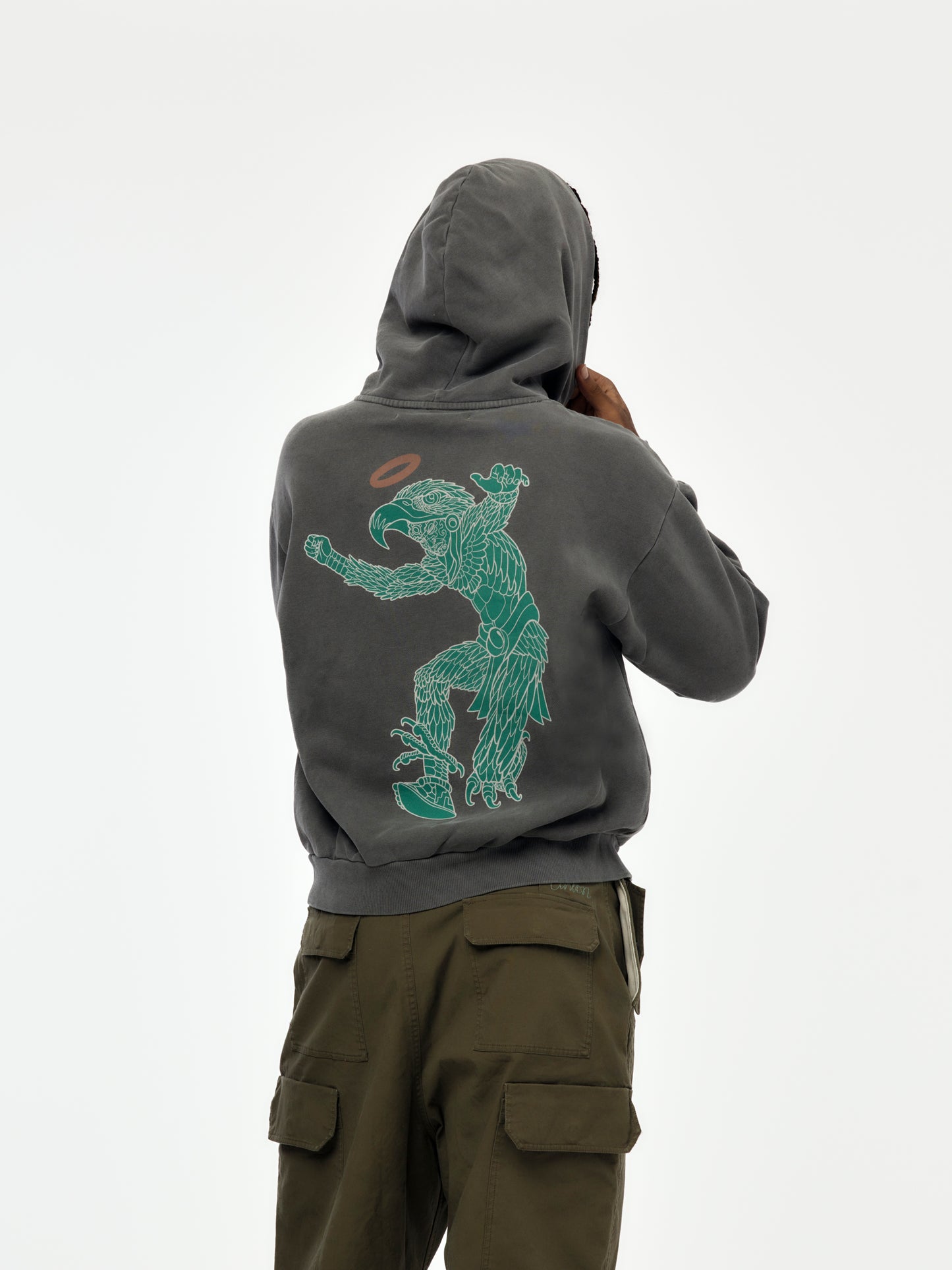 Union x HEADQUARTER Guerrero Aguila Hoodie (Vintage Black)