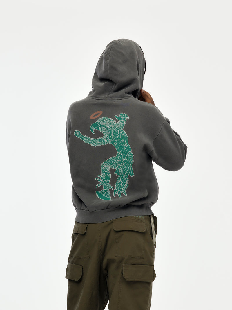 Union x HEADQUARTER Guerrero Aguila Hoodie (Vintage Black)