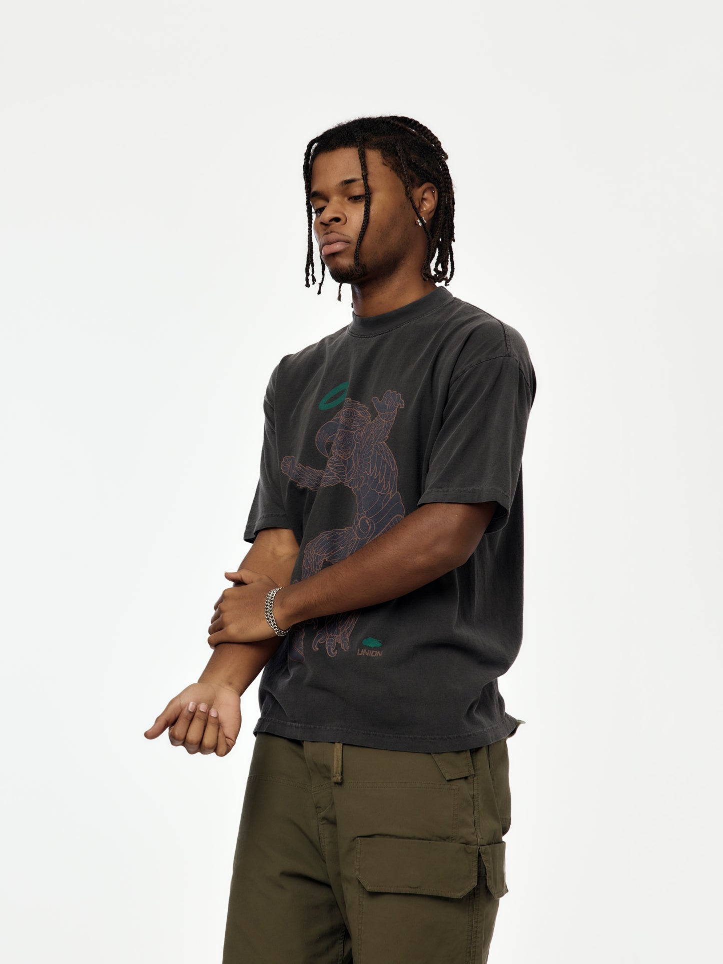 Union x HEADQUARTER Caballero Aguila Tee (Vintage Black)