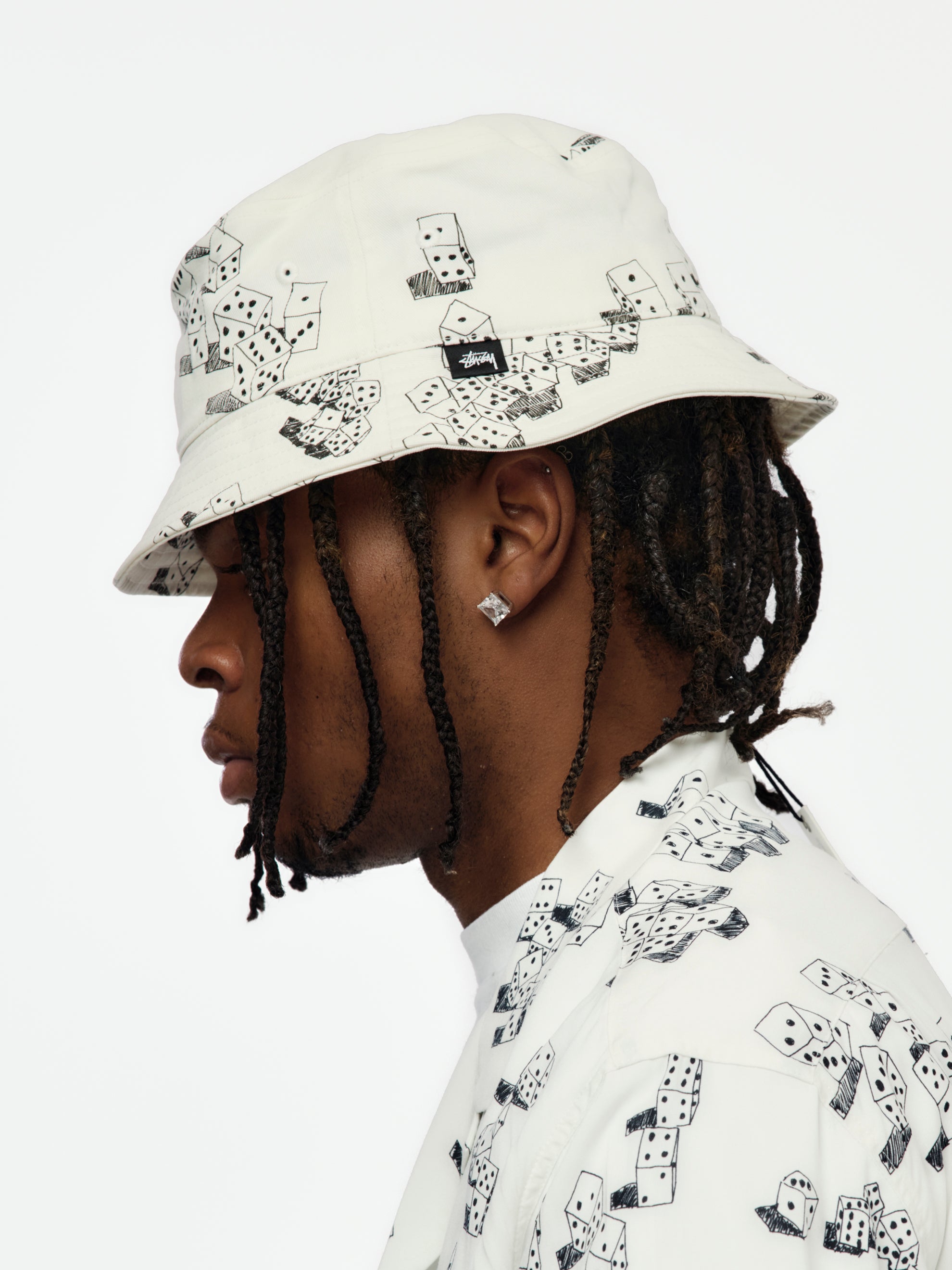 Casinola Casinola x Jonas Wood Made By Stussy Dice Bucket Hat