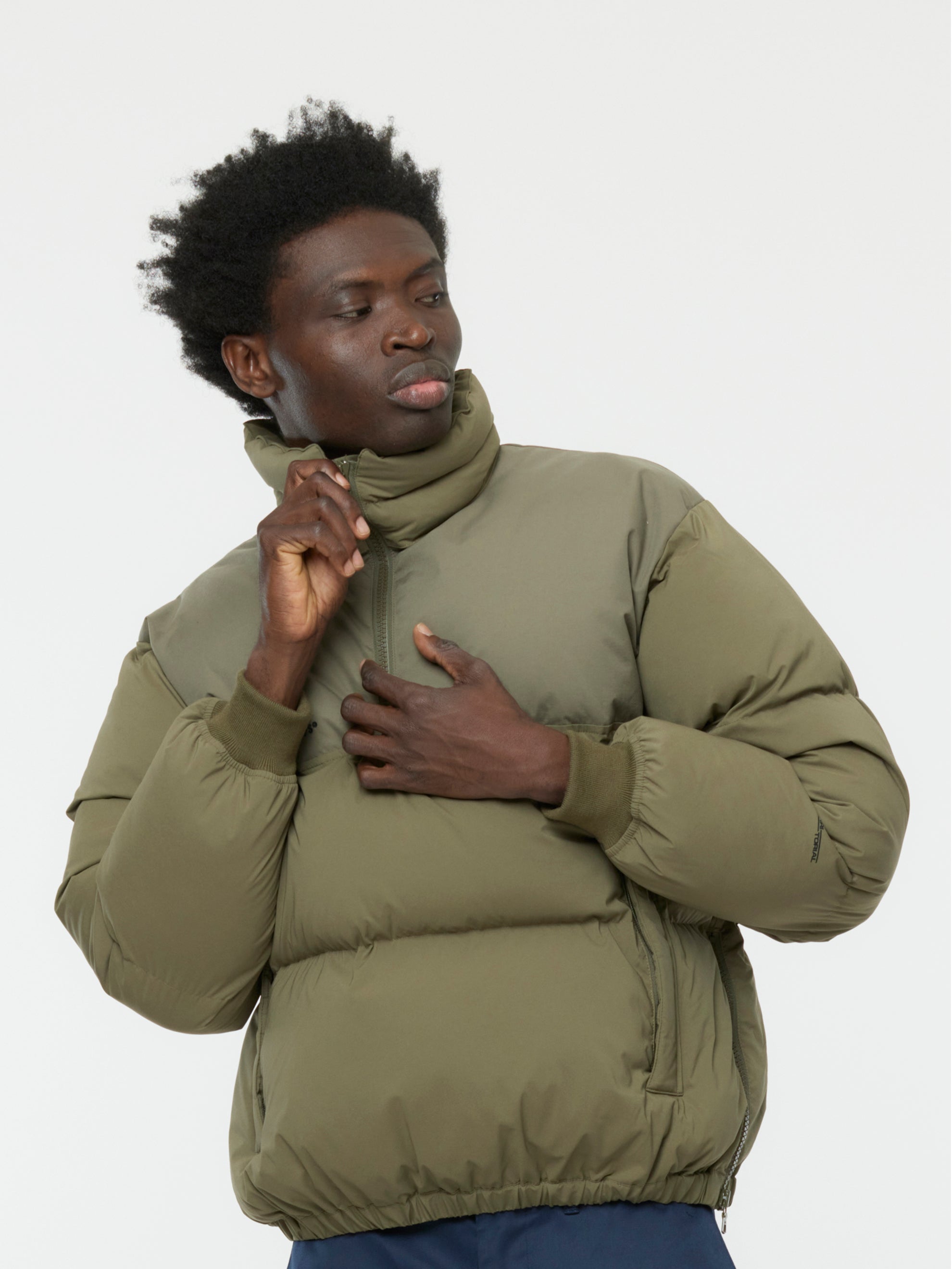TTL / PULLOVER / JACKET / POLY. WEATHER. SIGN (Olive Drab)