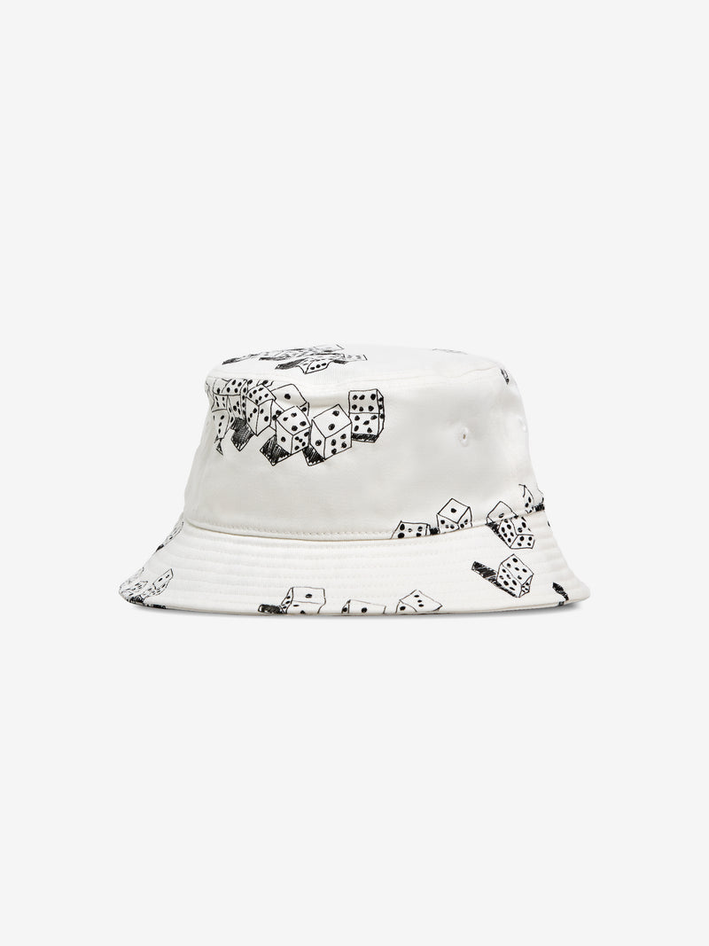 Casinola x Jonas Wood Made By Stussy Dice Bucket Hat (White)