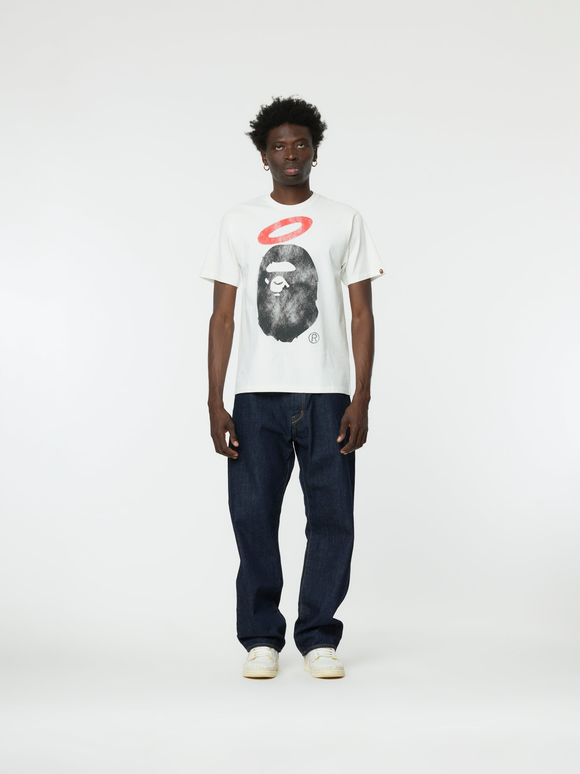 Buy Bape BAPE x UNION Ape Head T-Shirt (White) Online at