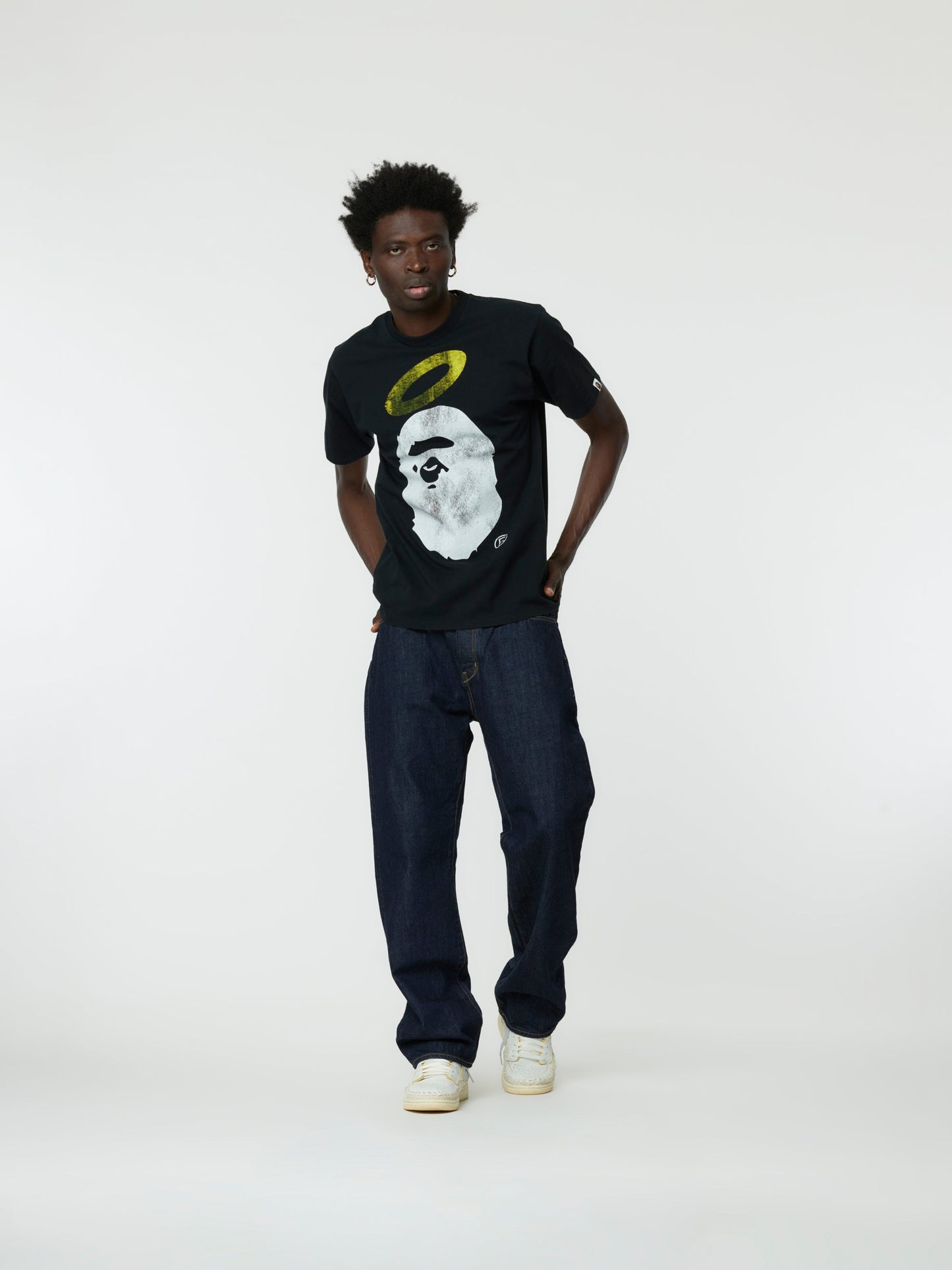 BAPE x UNION Ape Head T-Shirt (Black)