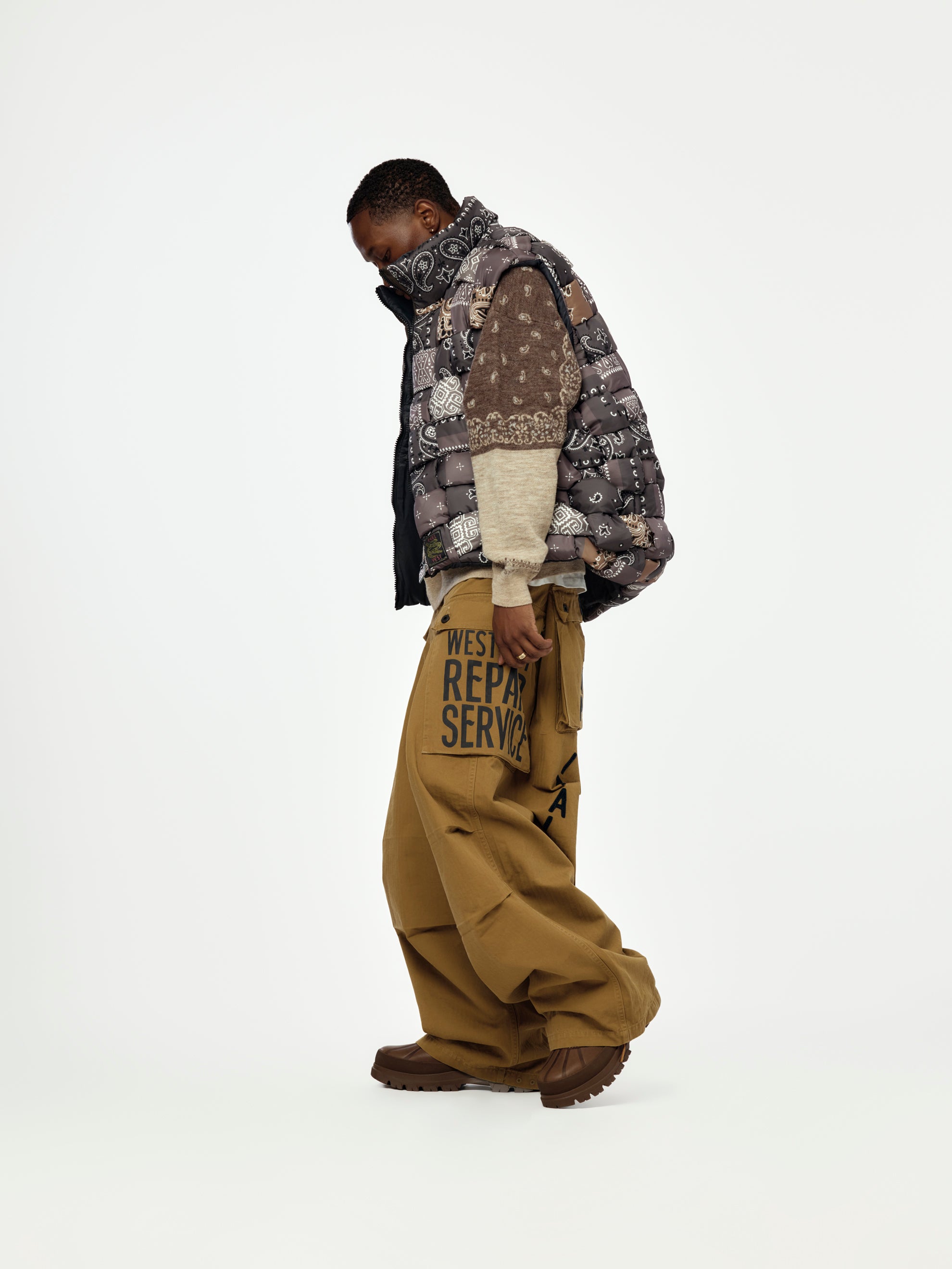 Kapital Bandana Nylon KEEL Weaving Vest - UNION LOS ANGELES