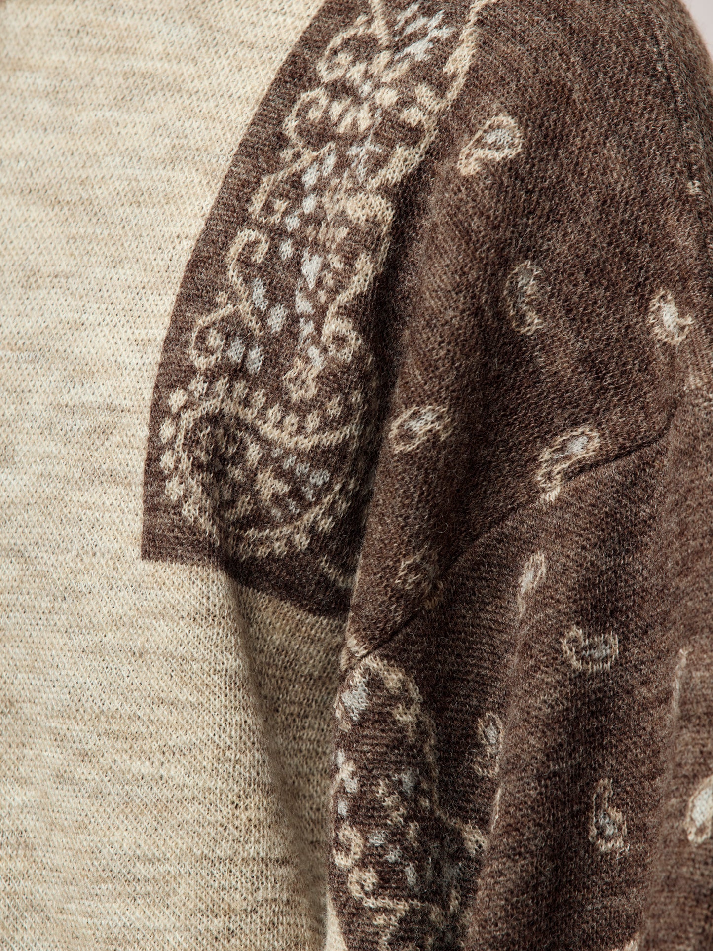 12G Wool Bandana Crew Sweater