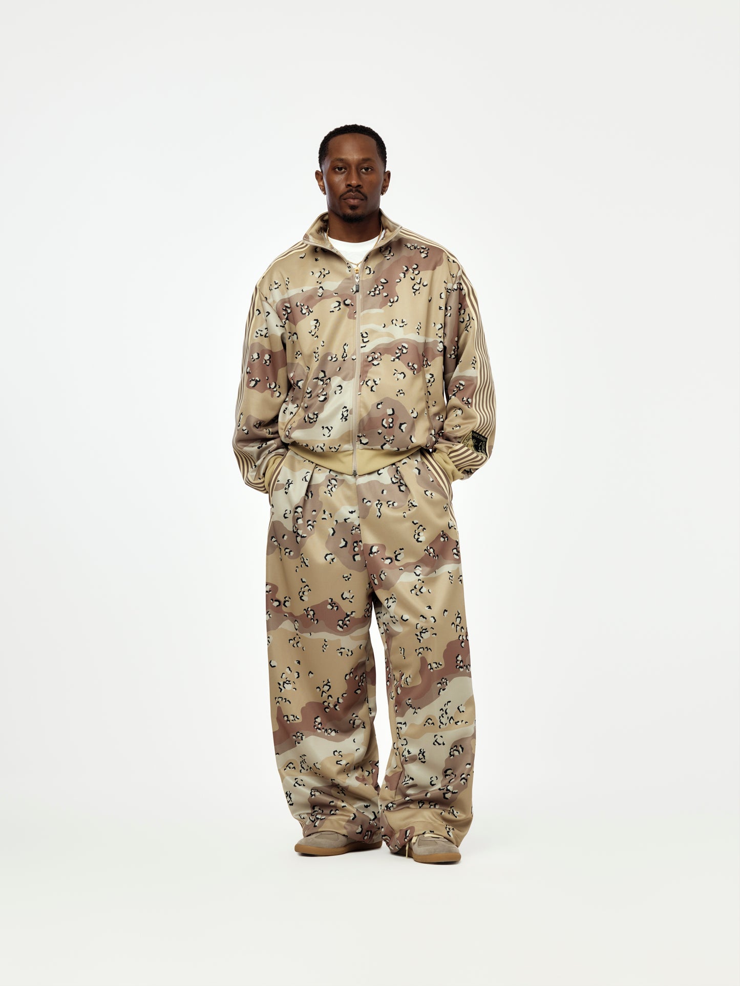 Smooth Jersey CHOCO-CHIP Camo Track Pants