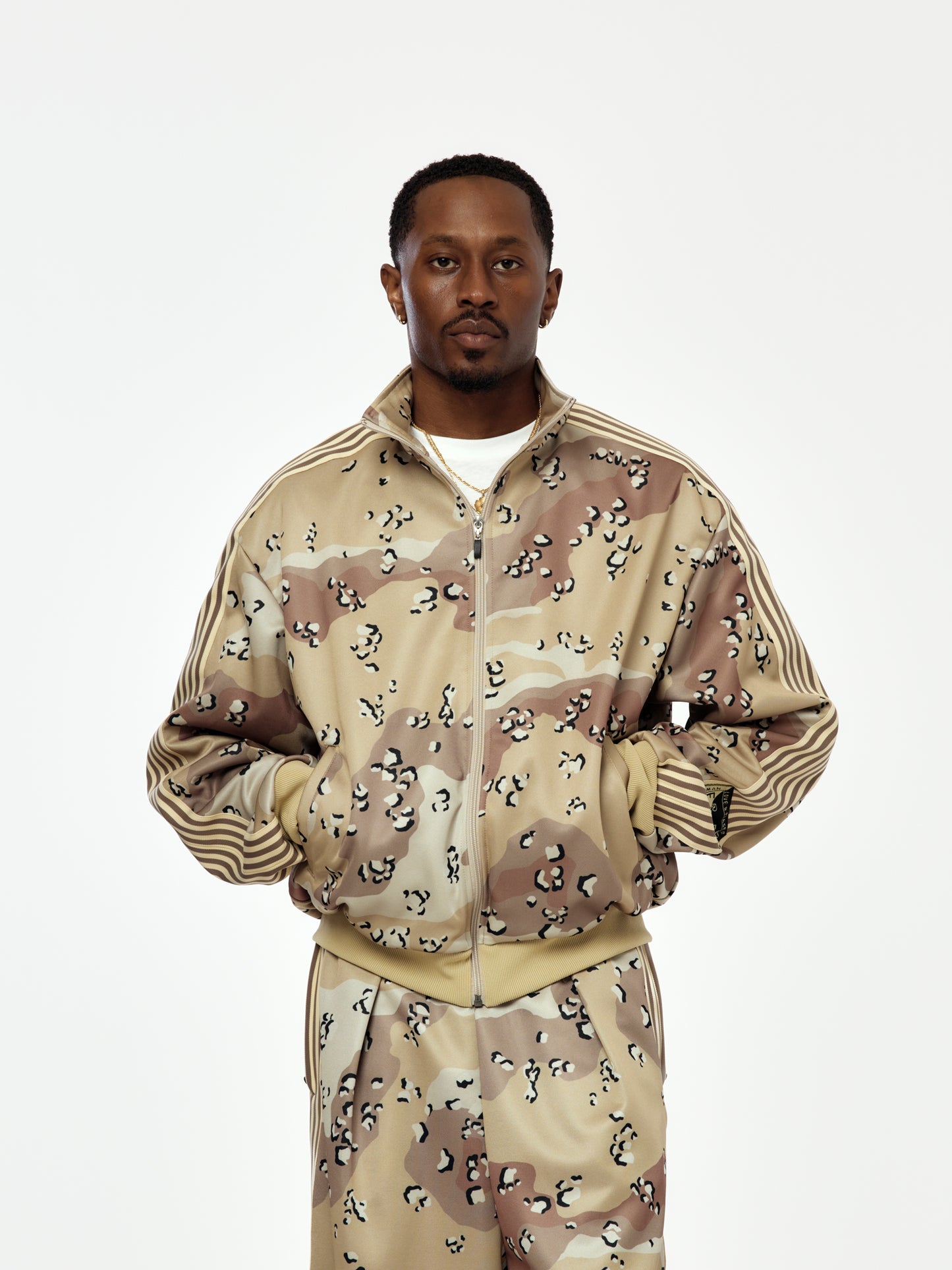 Smooth Jersey CHOCO-CHIP Camo Track JKT