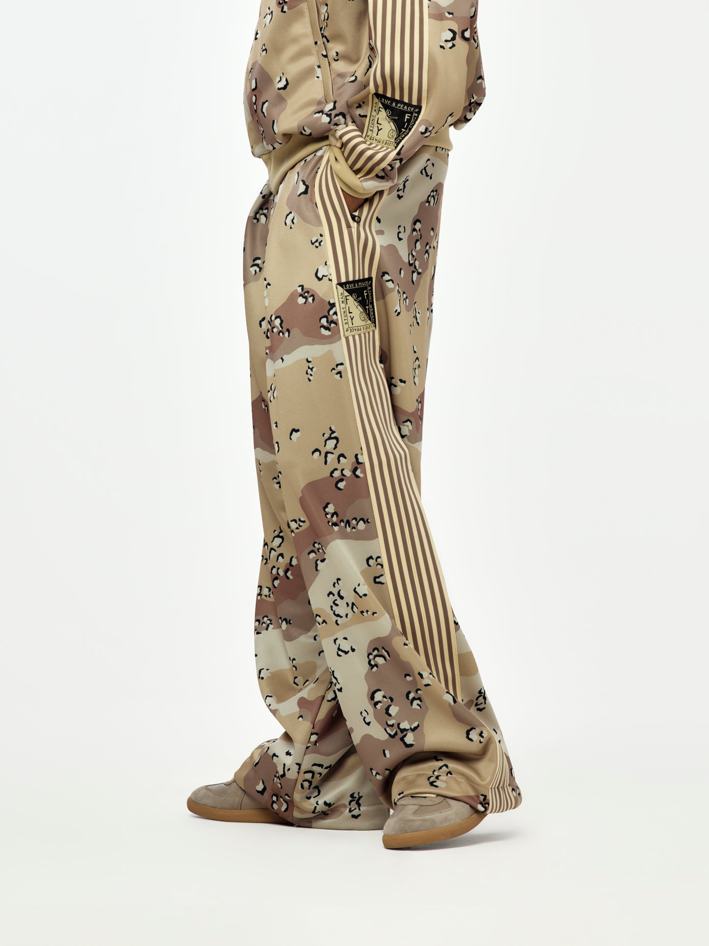 Smooth Jersey CHOCO-CHIP Camo Track Pants