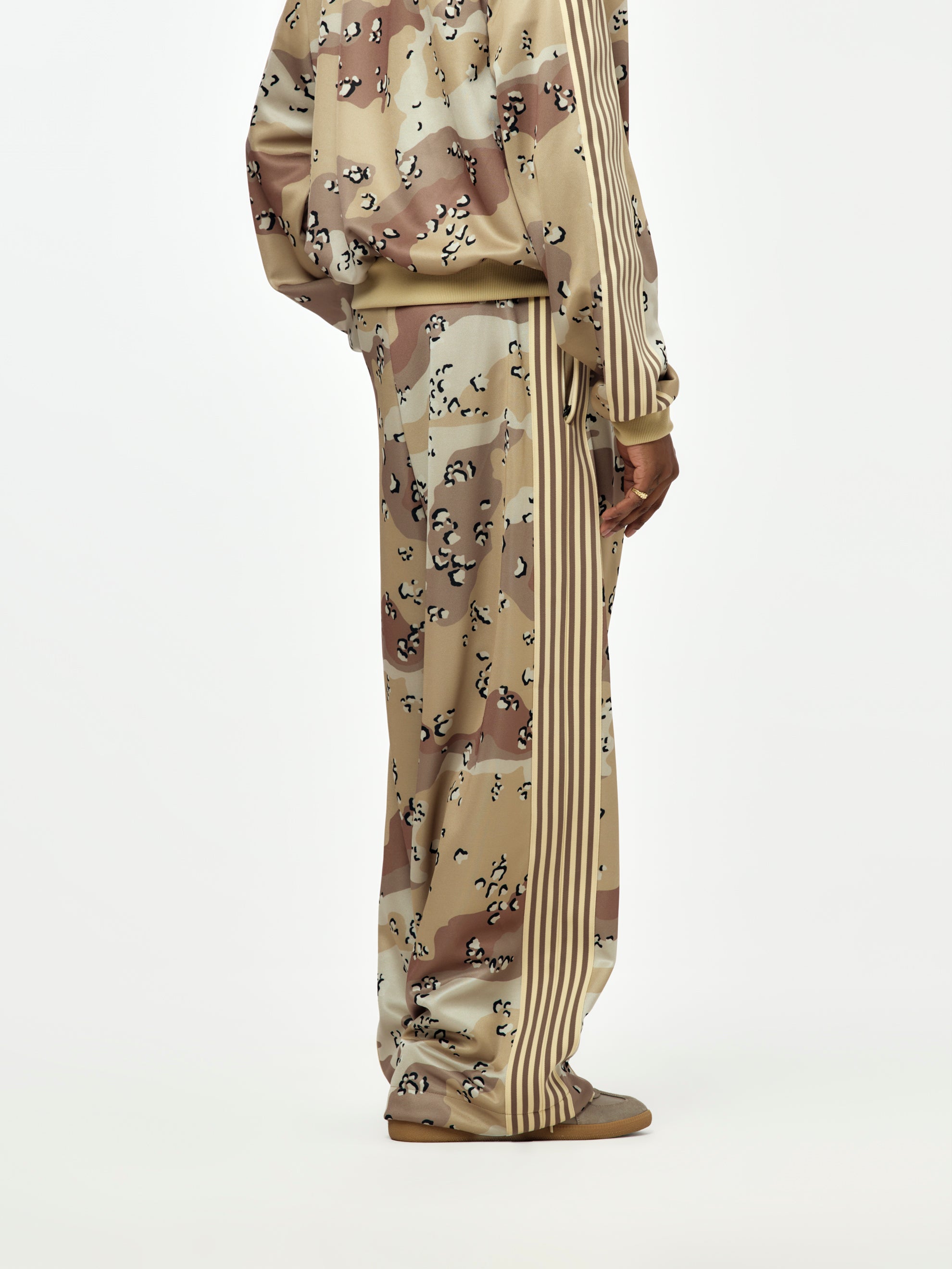 Kapital Smooth Jersey CHOCO-CHIP Camo Track Pants - UNION LOS ANGELES
