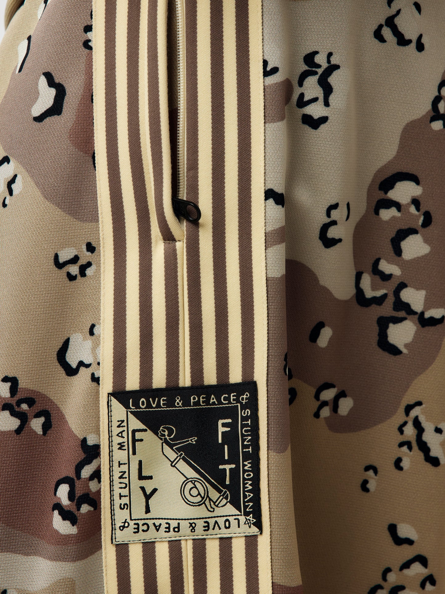 Smooth Jersey CHOCO-CHIP Camo Track Pants