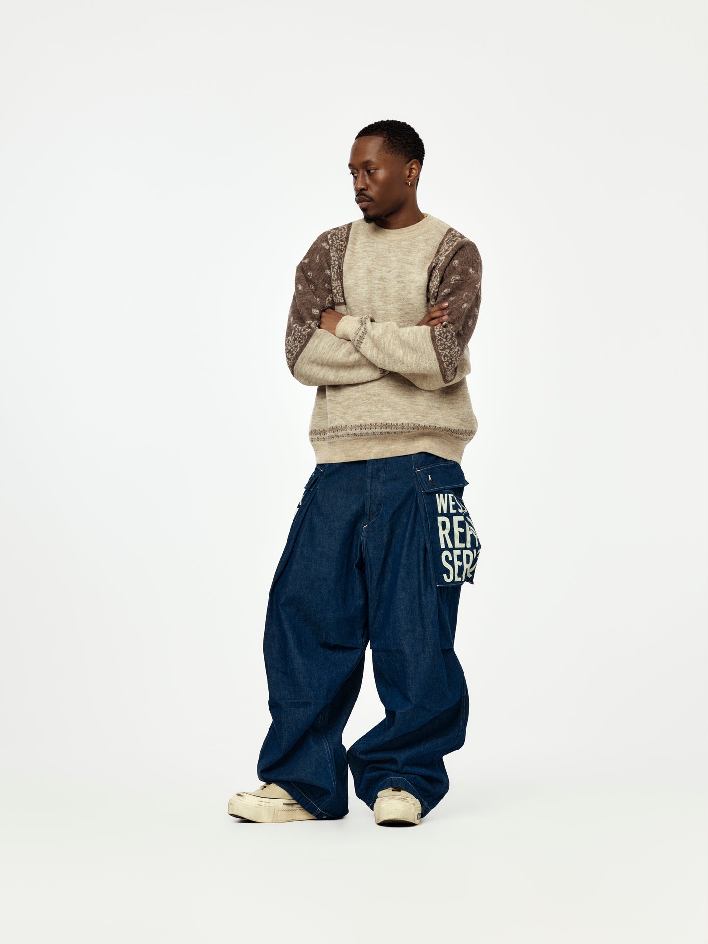 11.5oz Denim JUMBO MONKEY Pants (FACTORY-REPAIR & Embroidery)