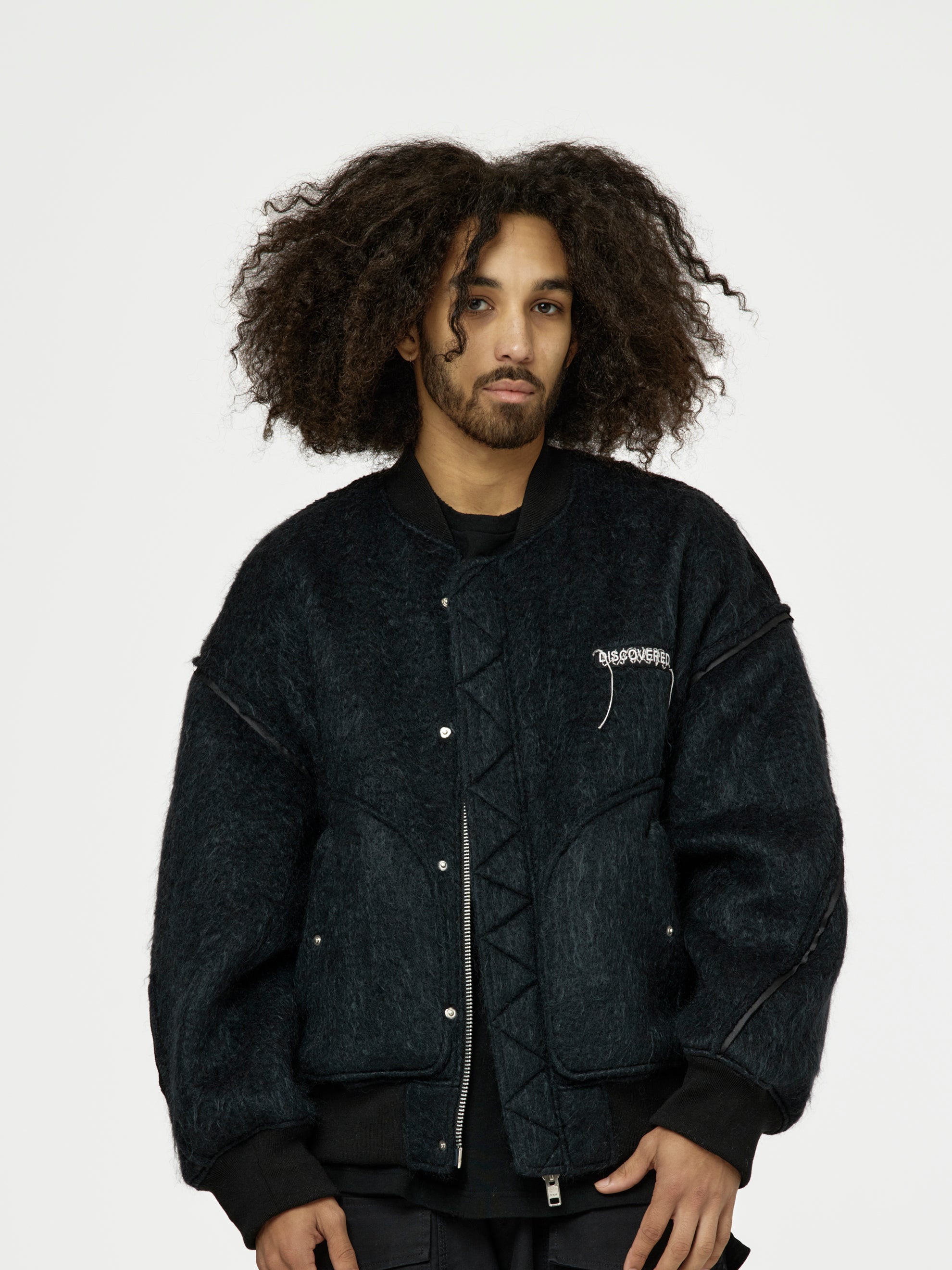 Union Mohair Shaggy MA-1 (Black)