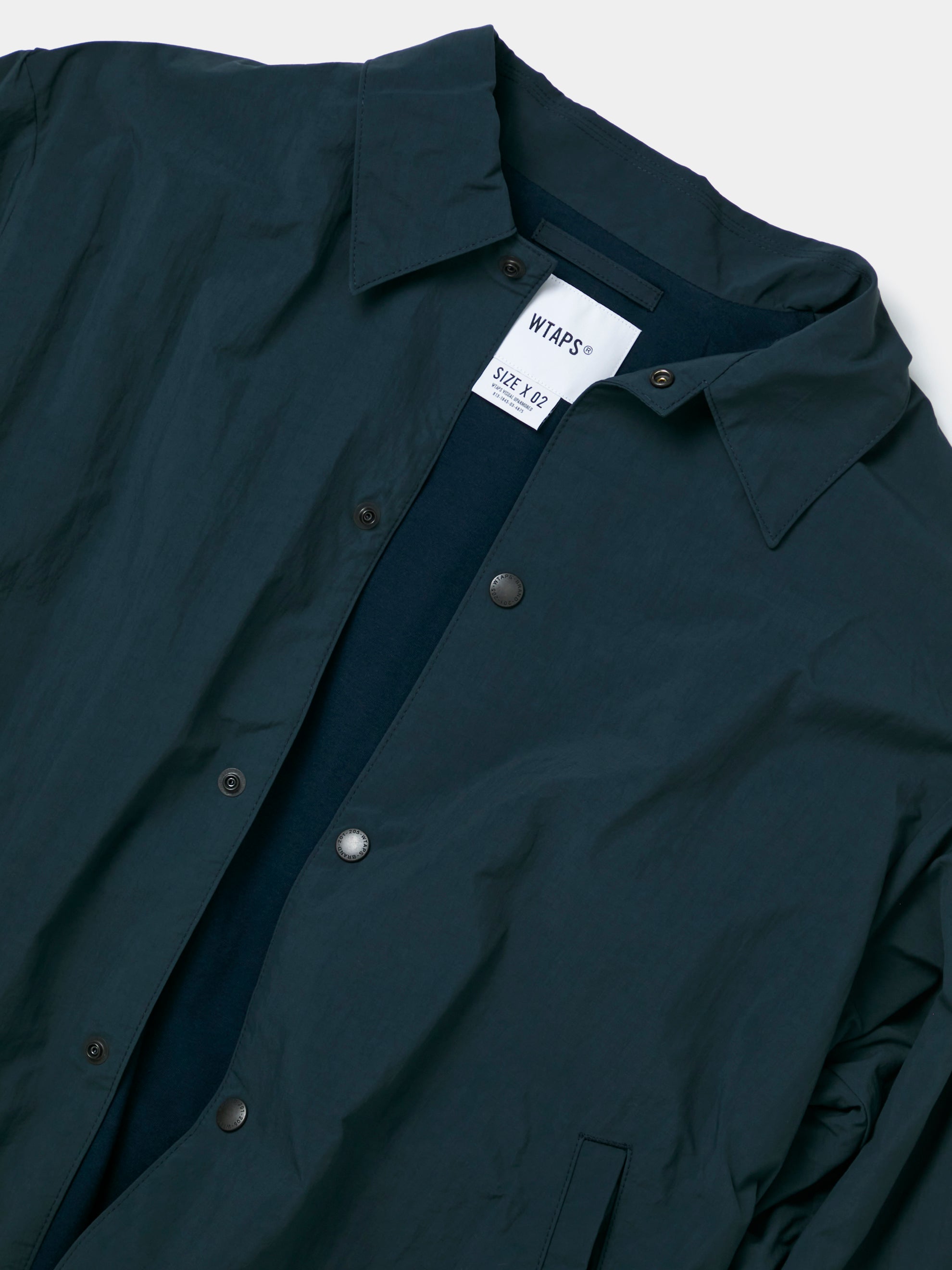 Buy Wtaps CHIEF / JACKET / NYLON. WEATHER. SIGN (NAVY) Online at