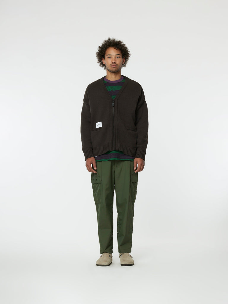 WTAPS PALMER / SWEATER / POLY BROWN XL - トップス
