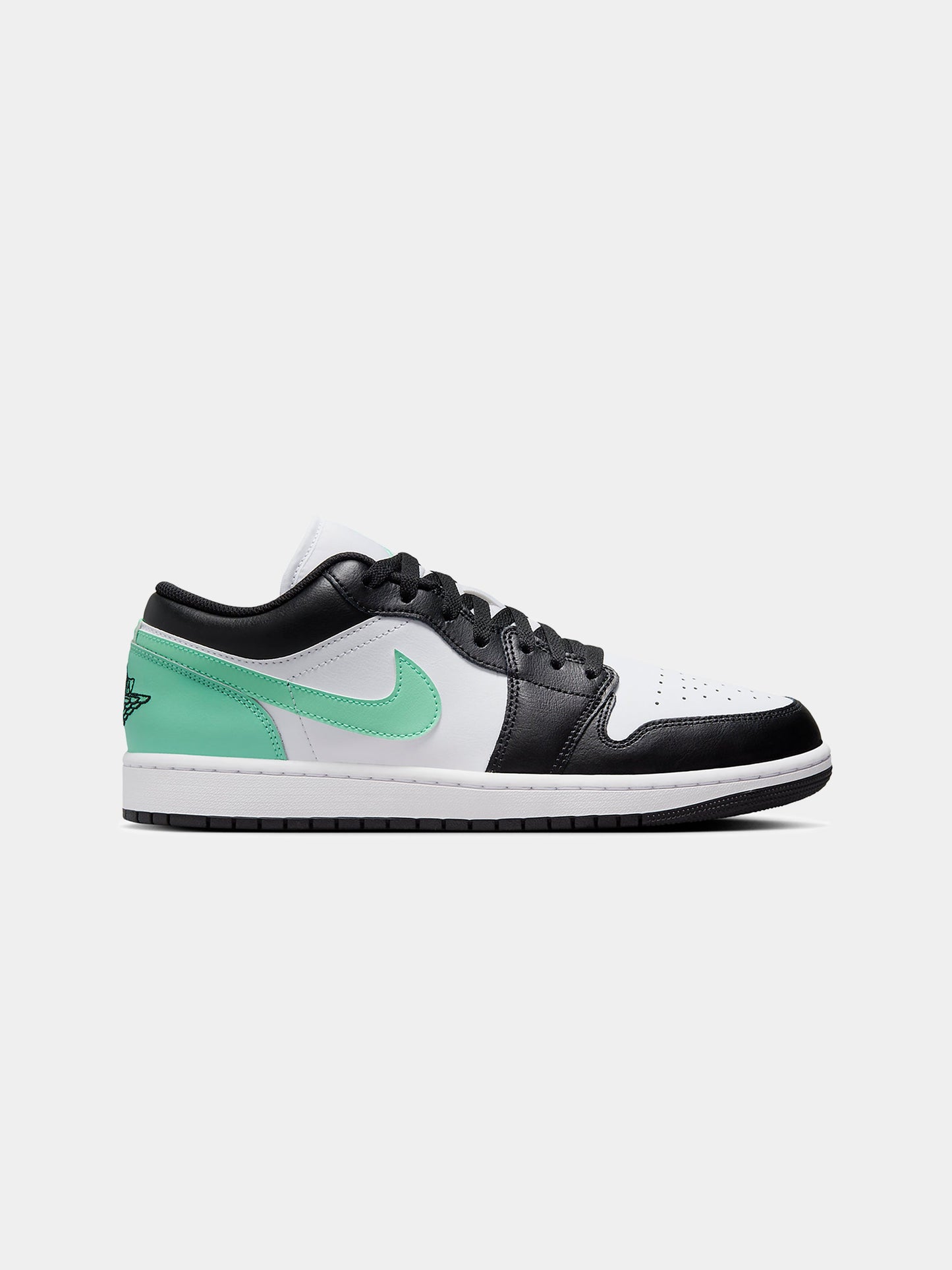 Air Jordan 1 Low (White/Black/Green Glow)