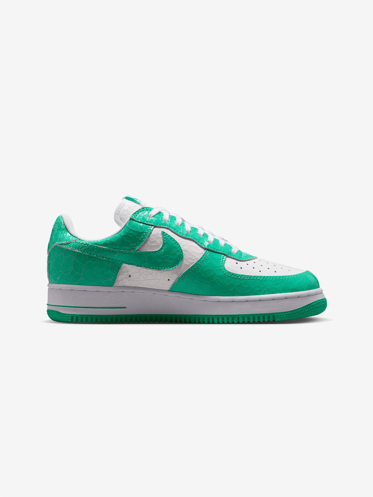 Nike Air Force 1 '01 "Cracked Leather" (White/Teal)