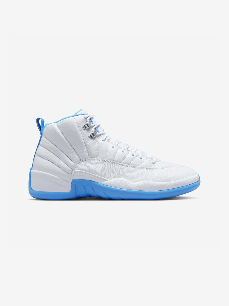Air Jordan 12 Retro "Melo" (White/University Blue-Metallic Silver)