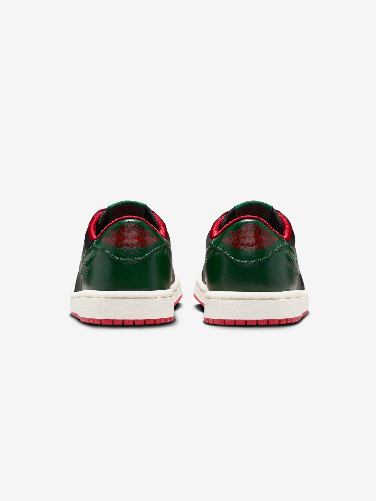 Women's Air Jordan 1 Low OG (BLACK/GORGE GREEN-VARSITY RED-SAIL)