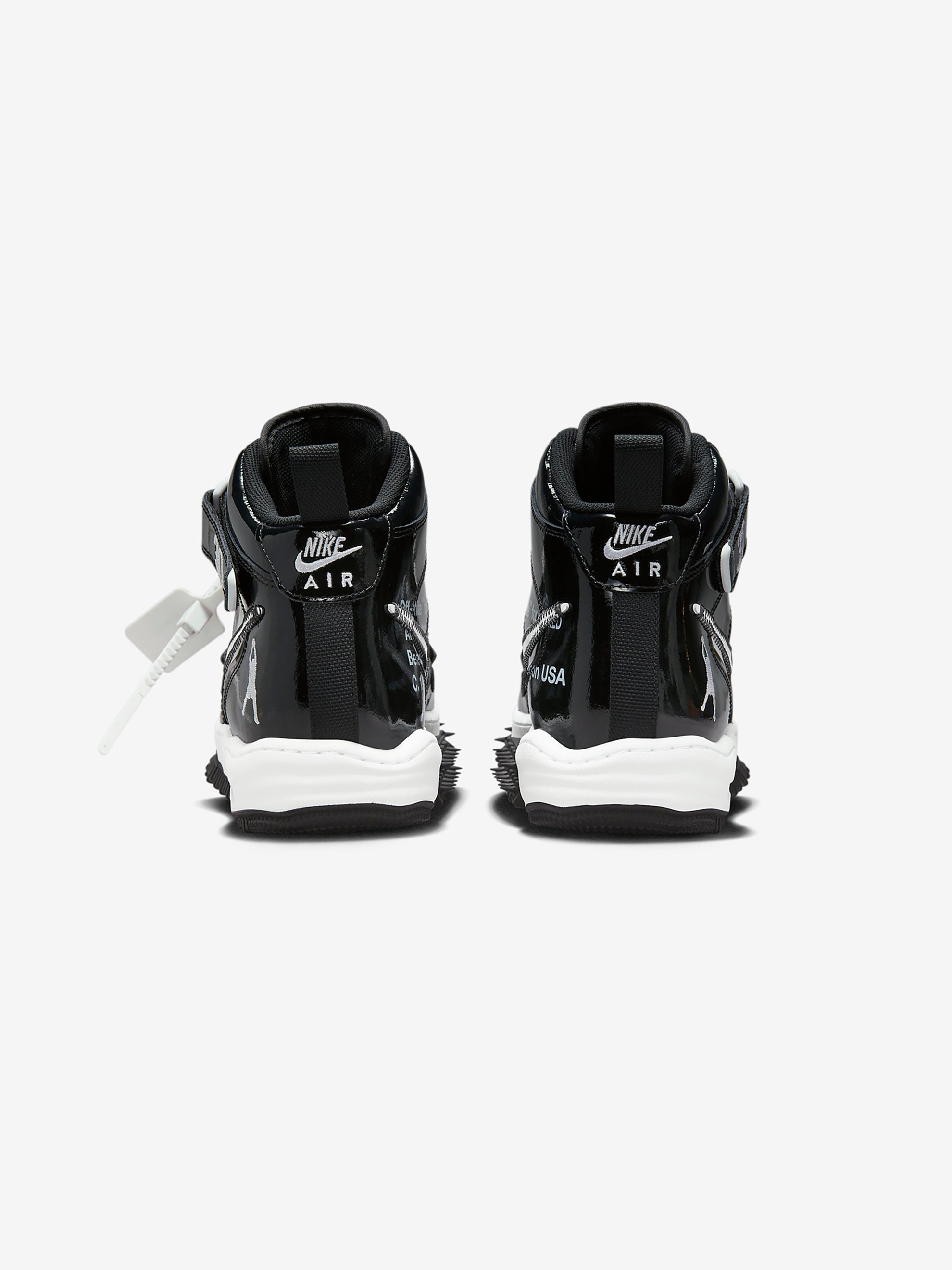 Nike Air Force 1 Mid x Off-White (Black/White) 4