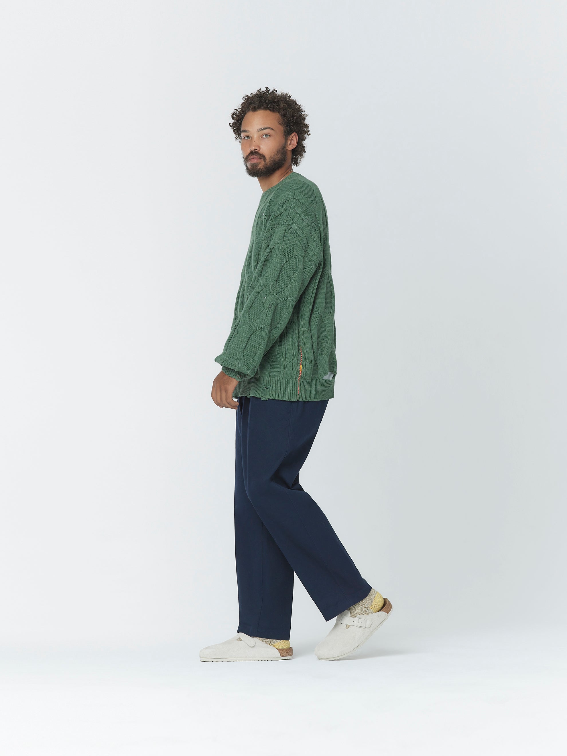 Randall Sweater (Olive Drab)
