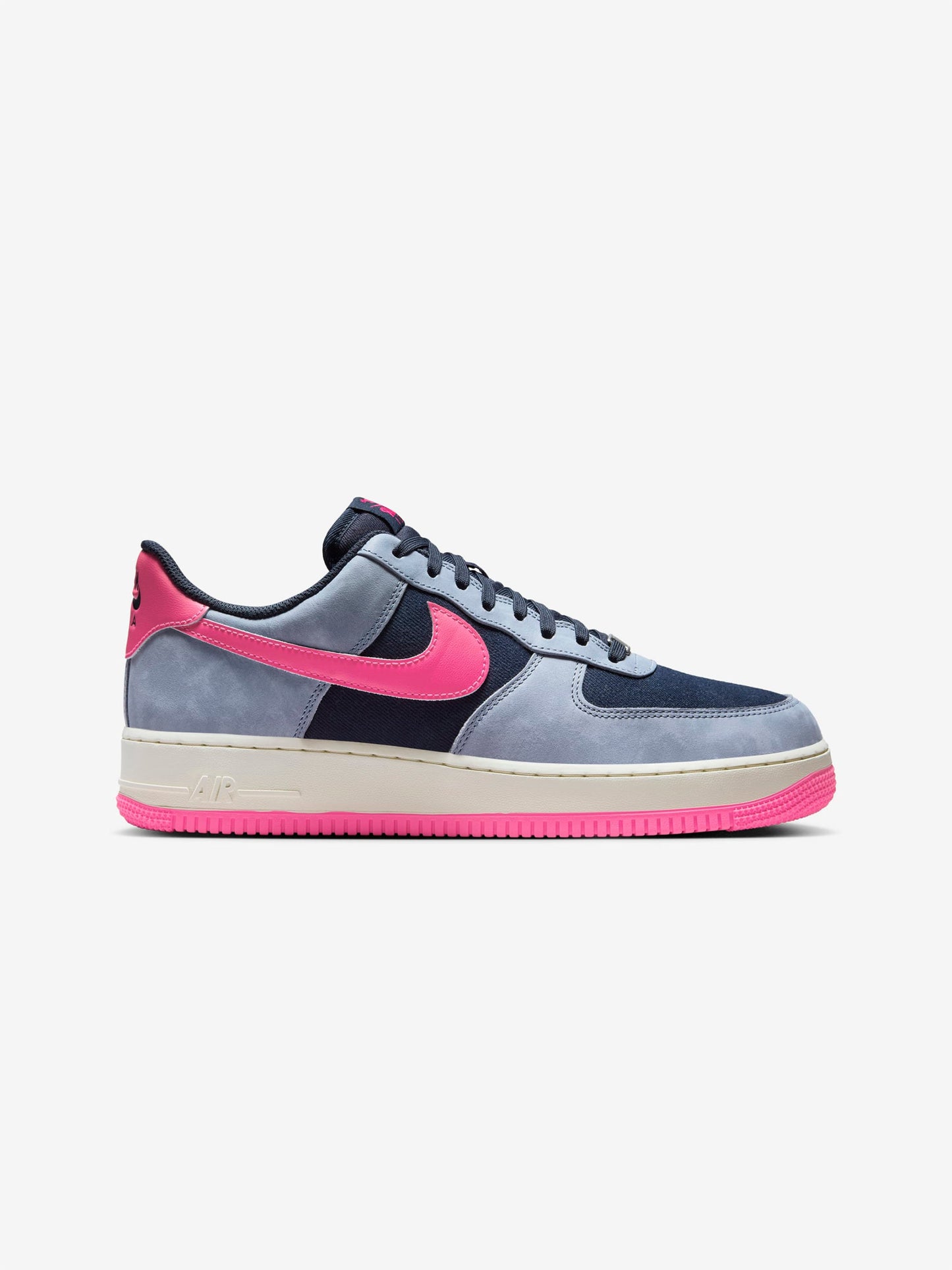 Nike Air Force 1 '07 LX (DARK OBSIDIAN/PINK BLAST-ASHEN SLATE)