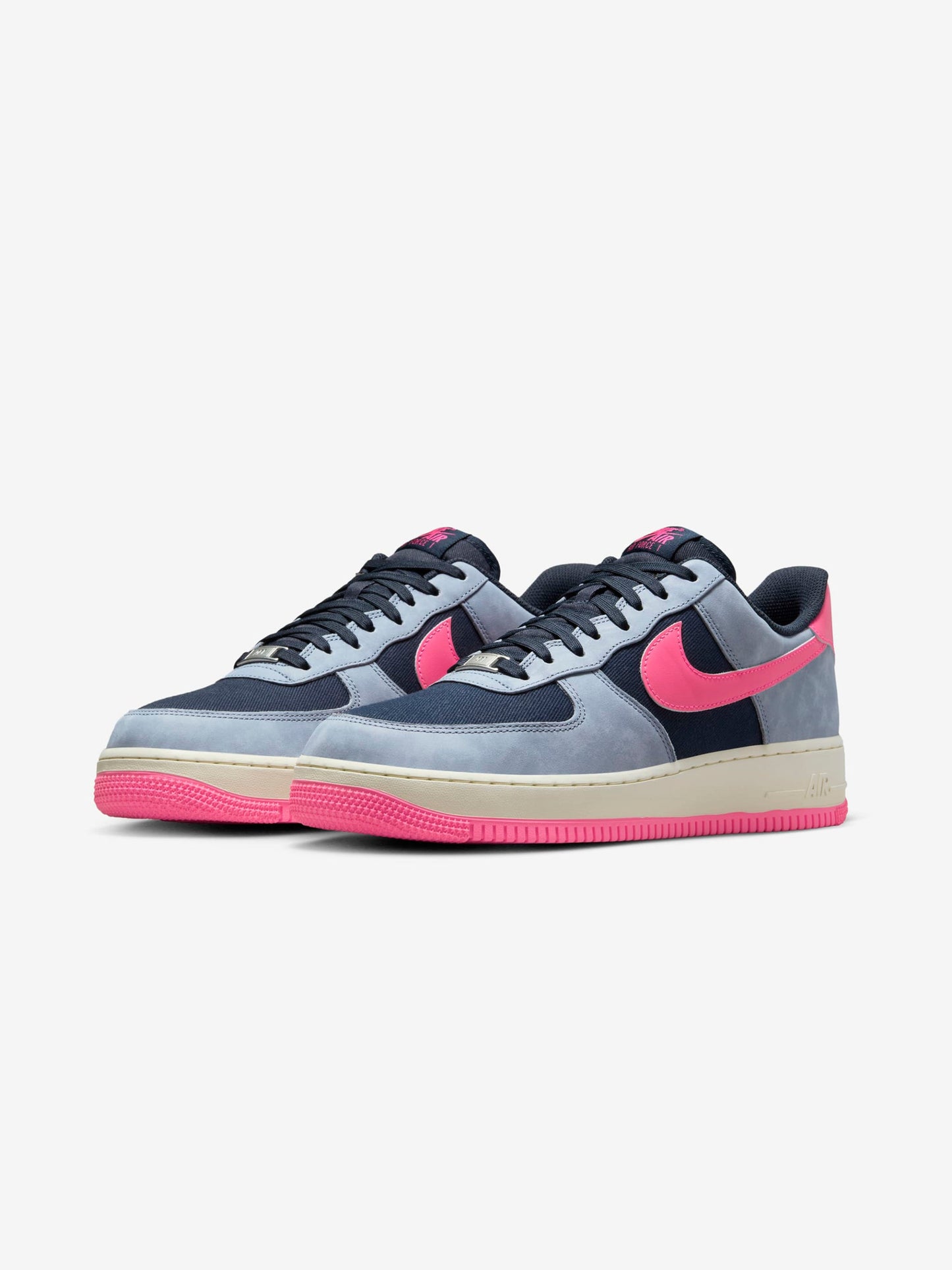 Nike Air Force 1 '07 LX (DARK OBSIDIAN/PINK BLAST-ASHEN SLATE)